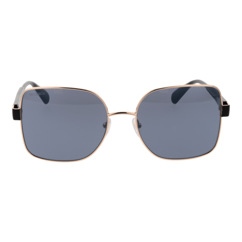 Women Rose Gold Max & Co Sunglasses MO0061 01A 57