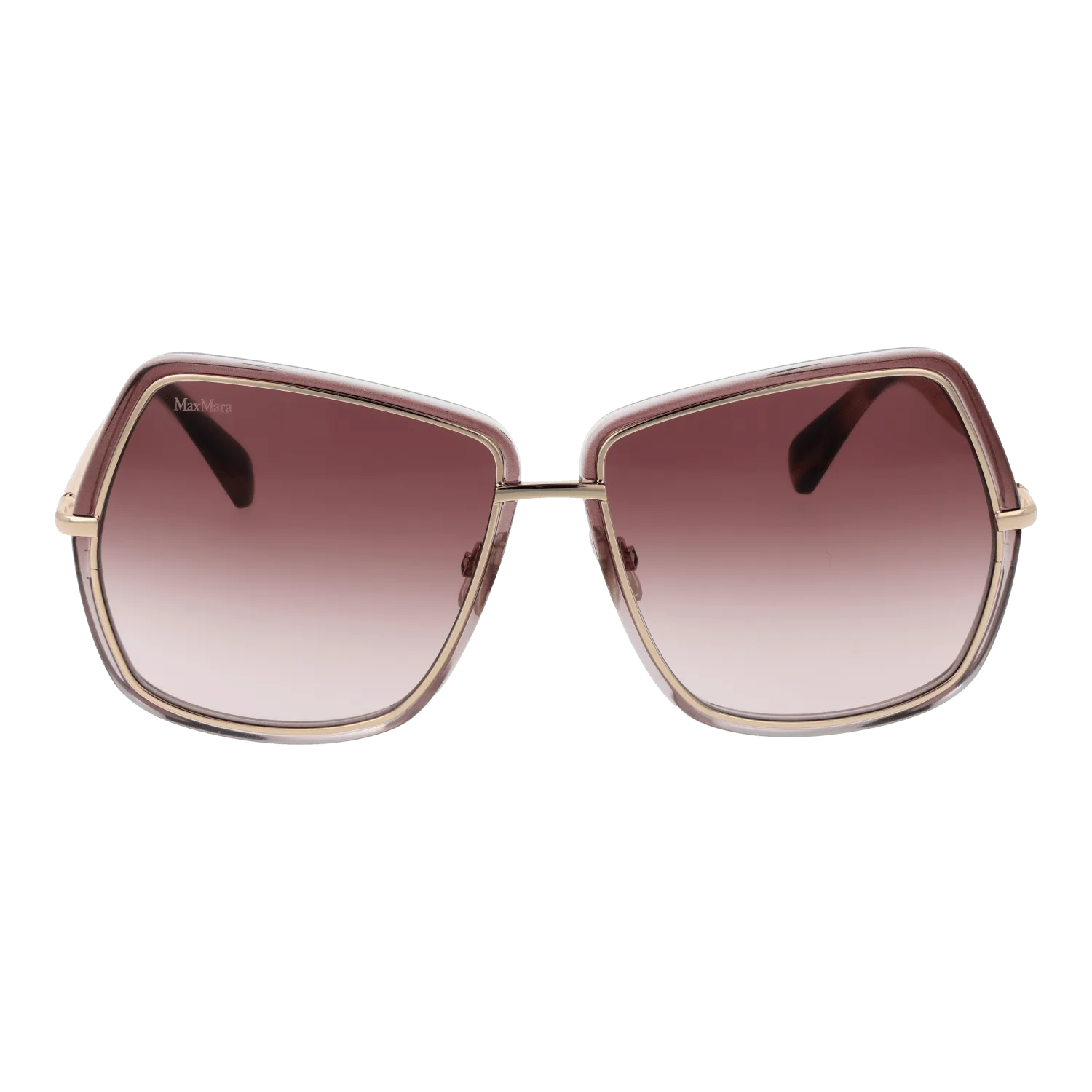 Women Gold Max Mara Sunglasses MM0054 28F 61