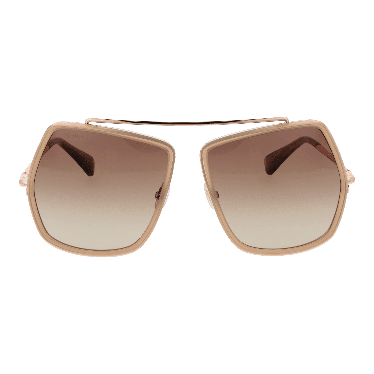 Women Beige Max Mara Sunglasses MM0060 60F 64
