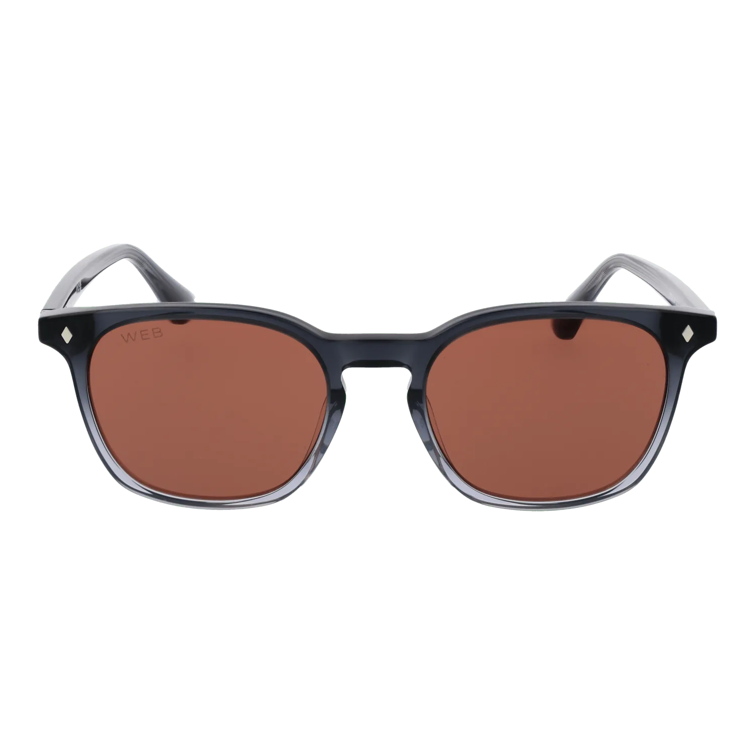 Men Grey Web Sunglasses WE0364 20S 52