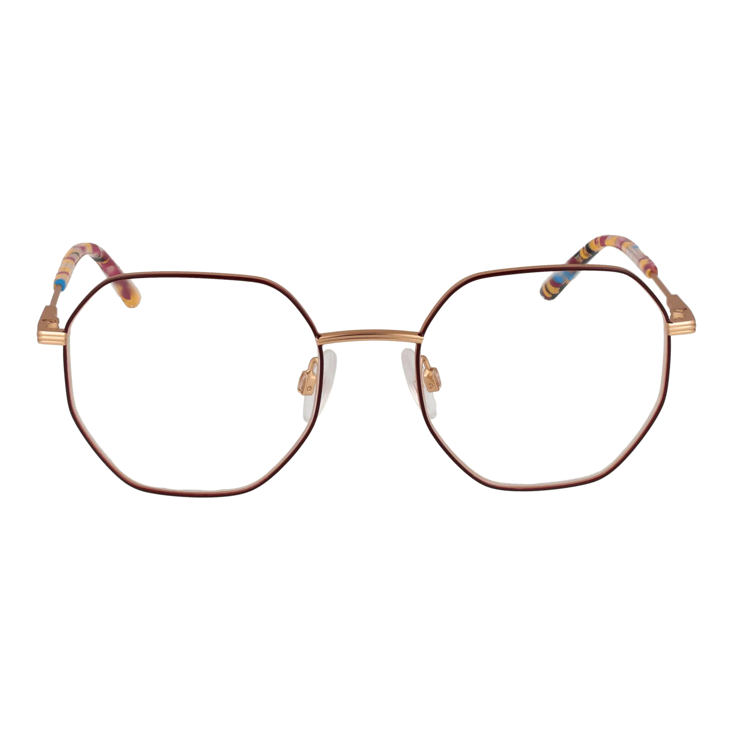 Women Burgundy Ana Hickmann Optical Frame HIY1006 01A 49