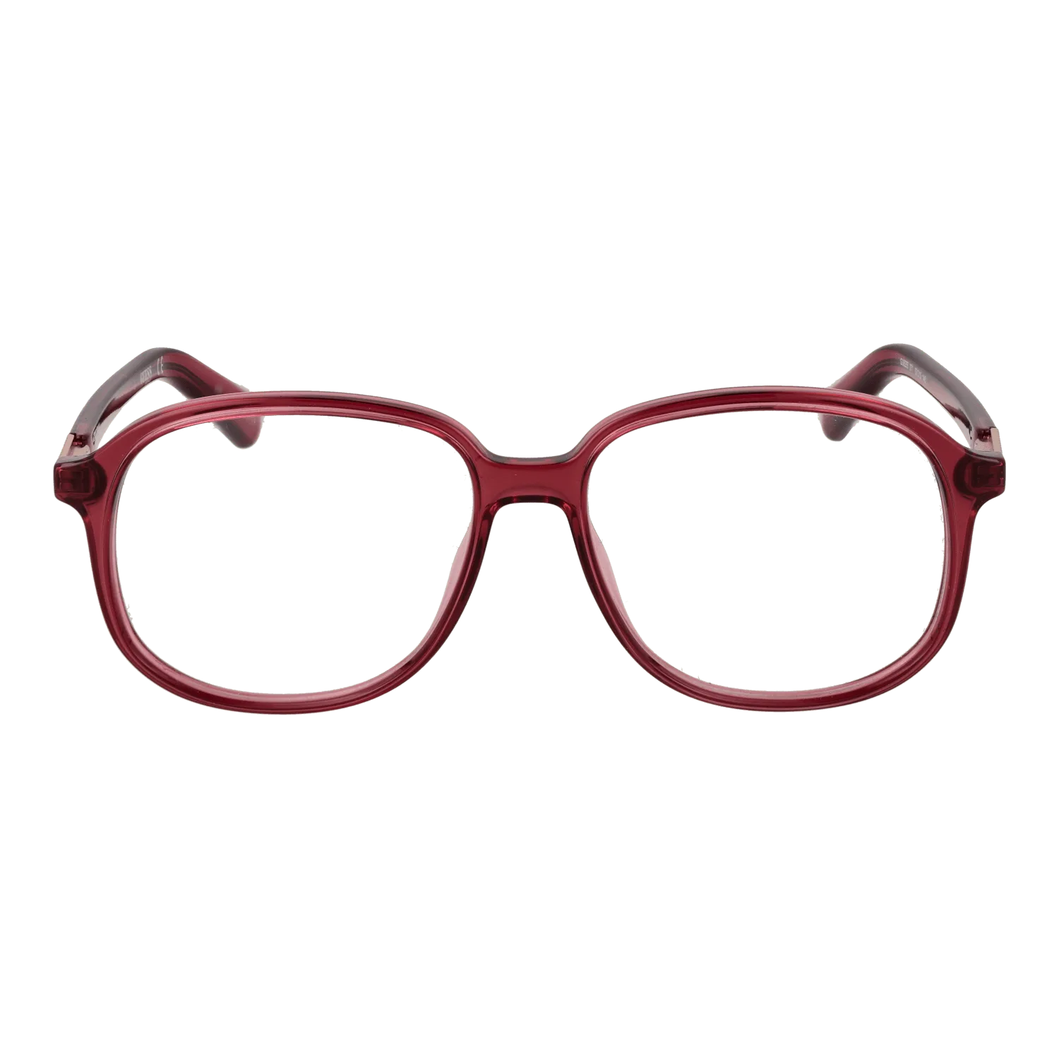 Unisex Burgundy Guess Optical Frame GU8255 071 53