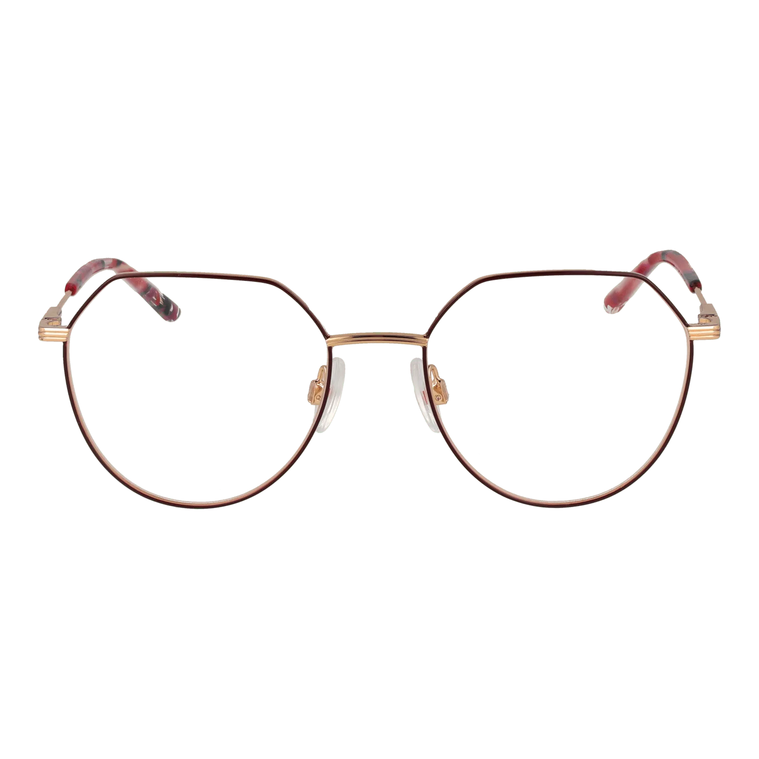 Women Burgundy Ana Hickmann Optical Frame HIY1005 07A 50