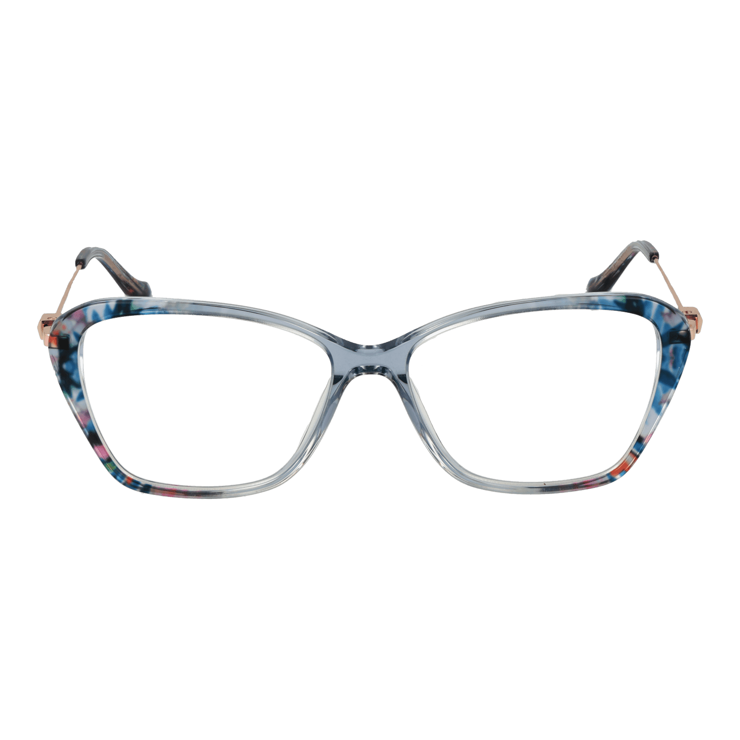Women Blue Ana Hickmann Optical Frame AH6496T C01 54