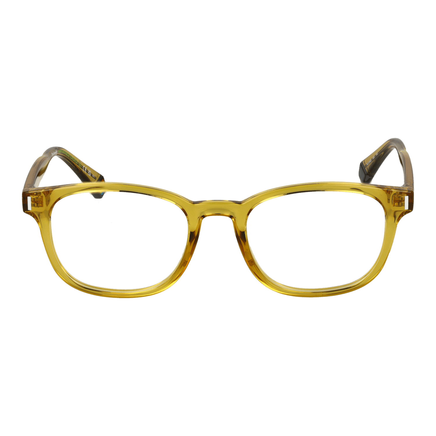 Men Yellow Polaroid Optical Frame PLD D453 40G 50