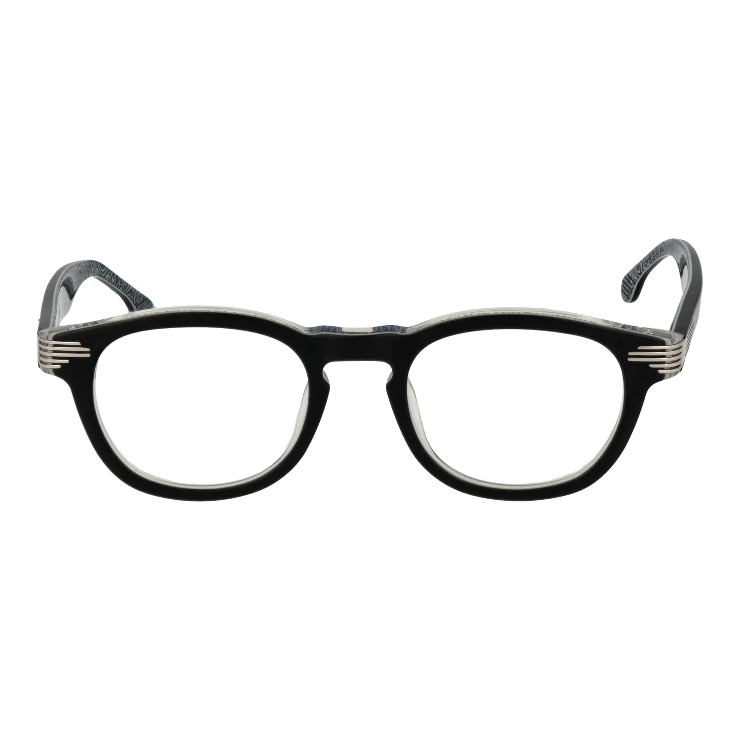 Unisex Black Lozza Optical Frame VL4104 0GB6 48