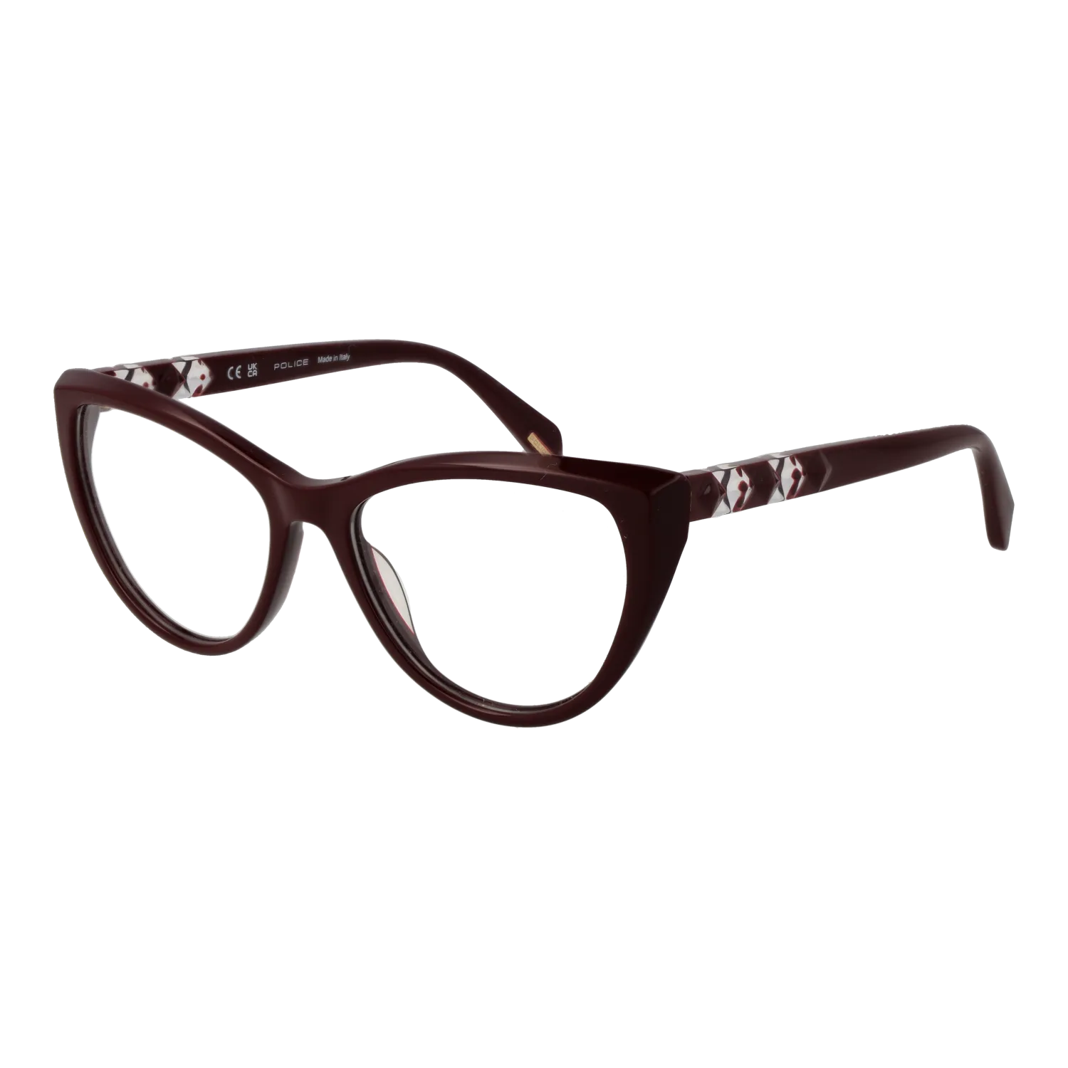 Police VPLL31M530G96 optical frames side view