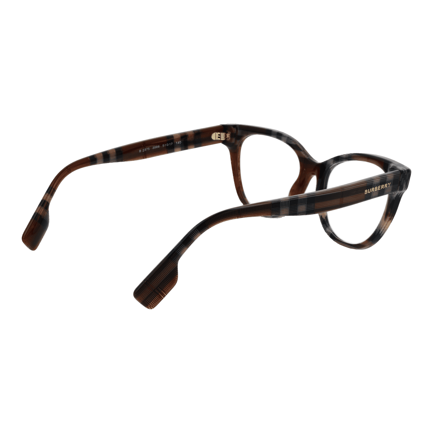 Burberry 0BE2375 513966 rear view showing hinges