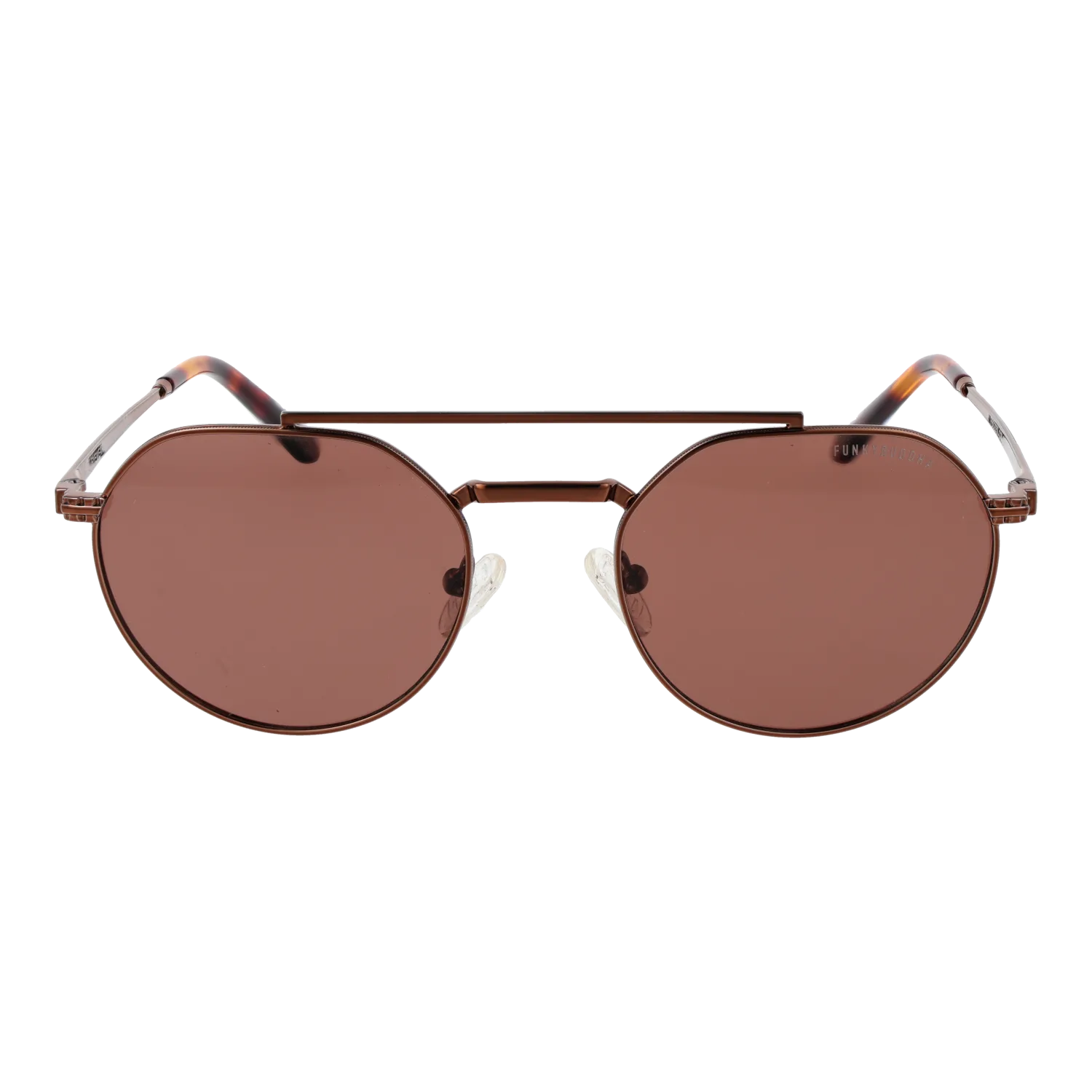 Funky Buddha FBS2057 53001 front view with Brown lenses