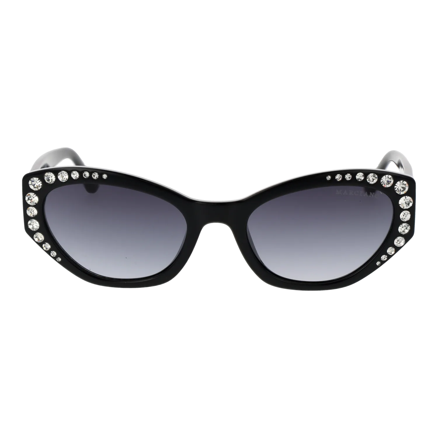 Marciano by Guess GM00001 5501B front view with Black lenses