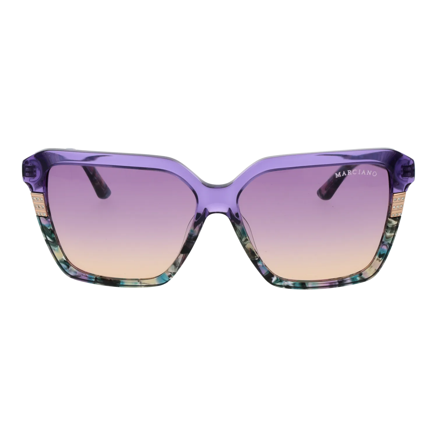 Marciano by Guess GM00009 5881Z front view with Purple lenses