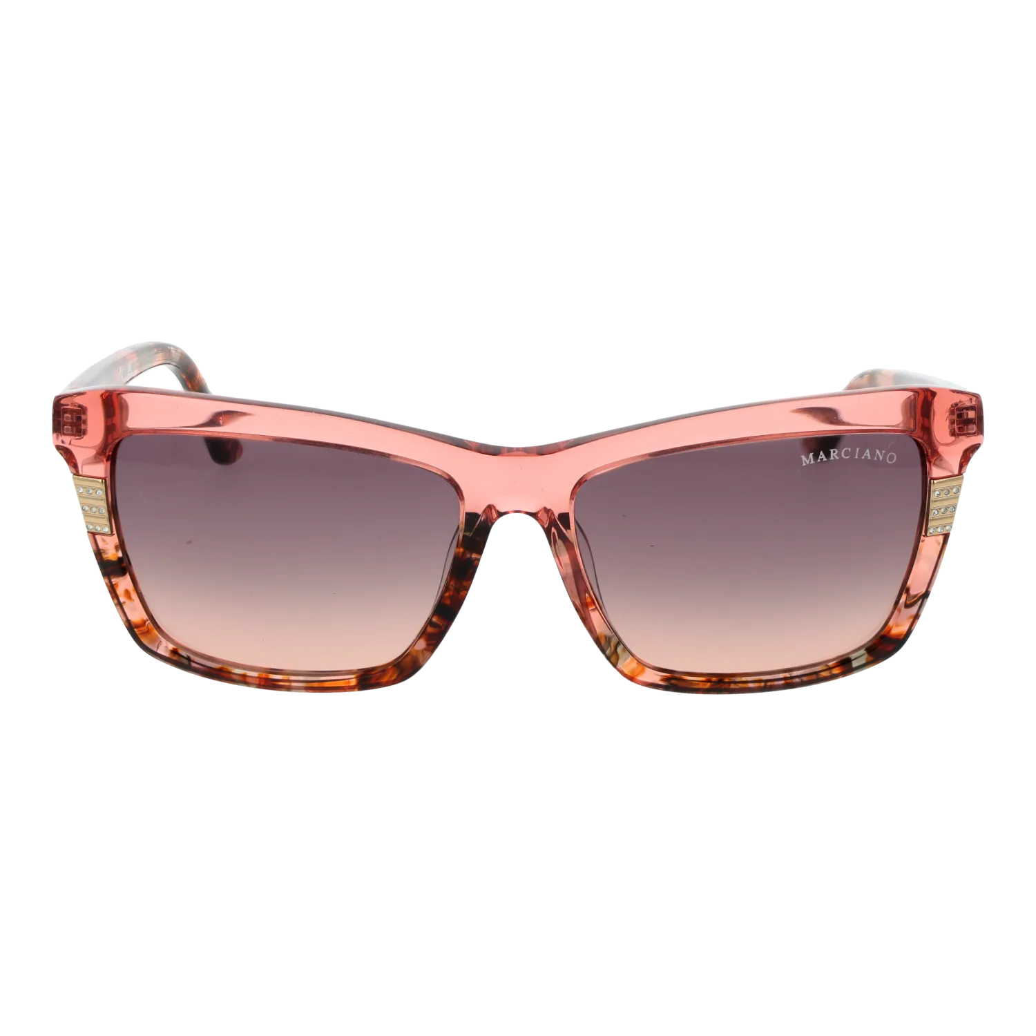 Marciano by Guess GM00010 5774F front view with Brown lenses