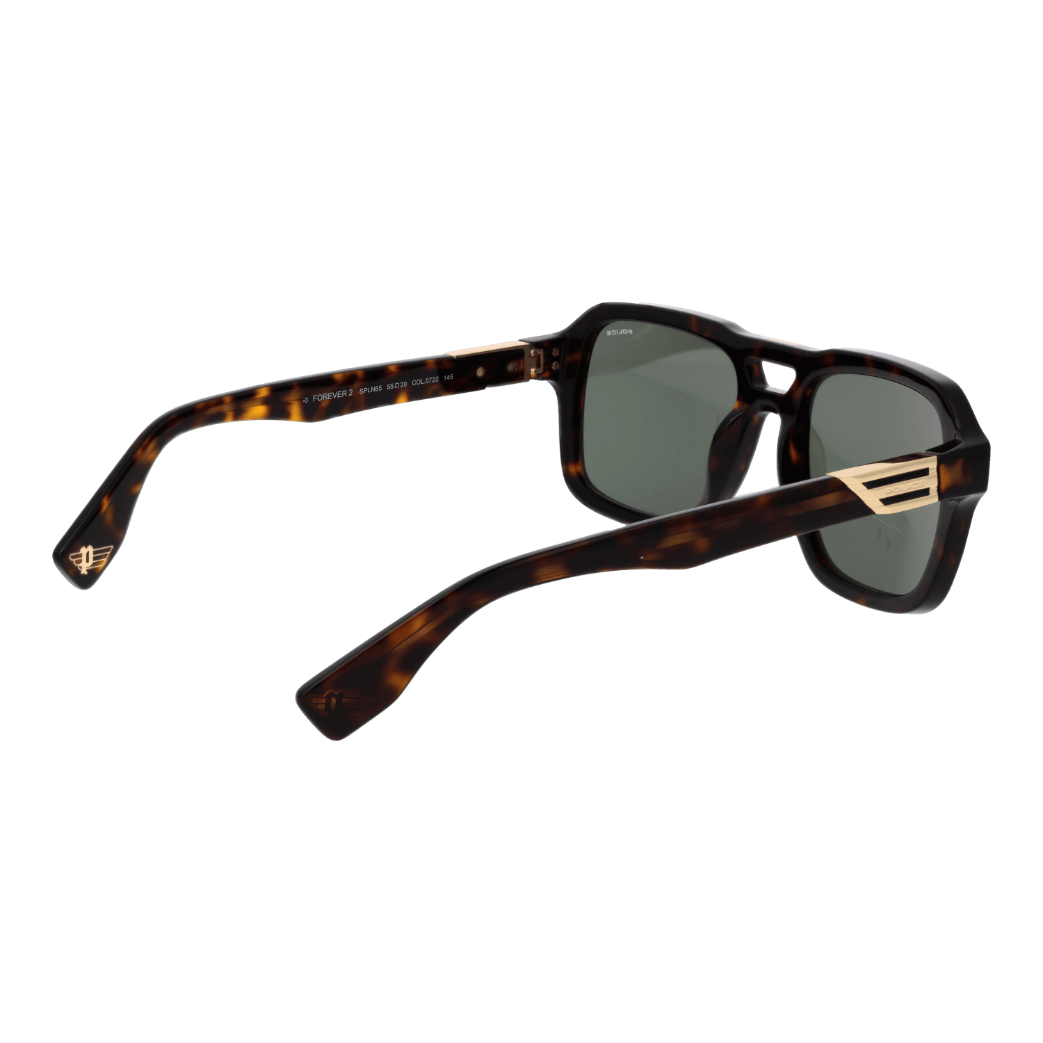 Police SPLN65 550722 rear view – Cellulose Acetate frame