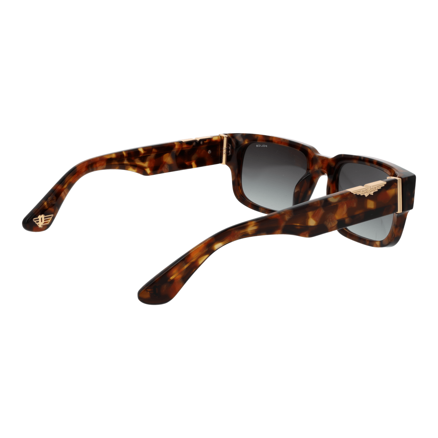 Police SPLP24 540AER rear view – Cellulose Acetate frame