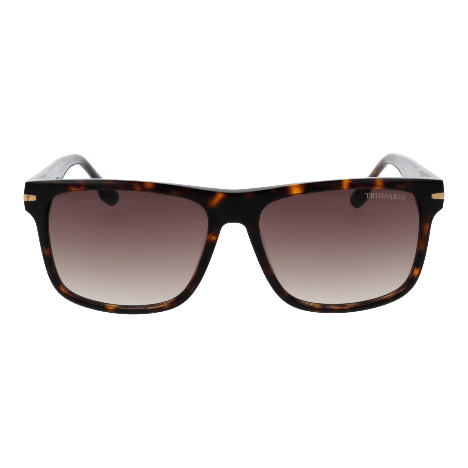 Trussardi TSM9006 57G21 front view with Brown lenses