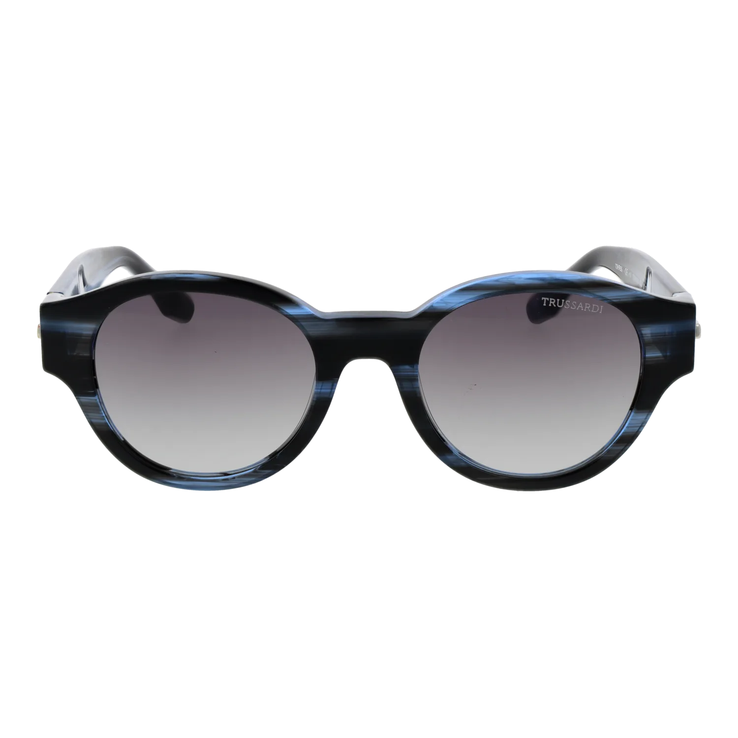 Trussardi TSM9008 51E02 front view with Grey lenses