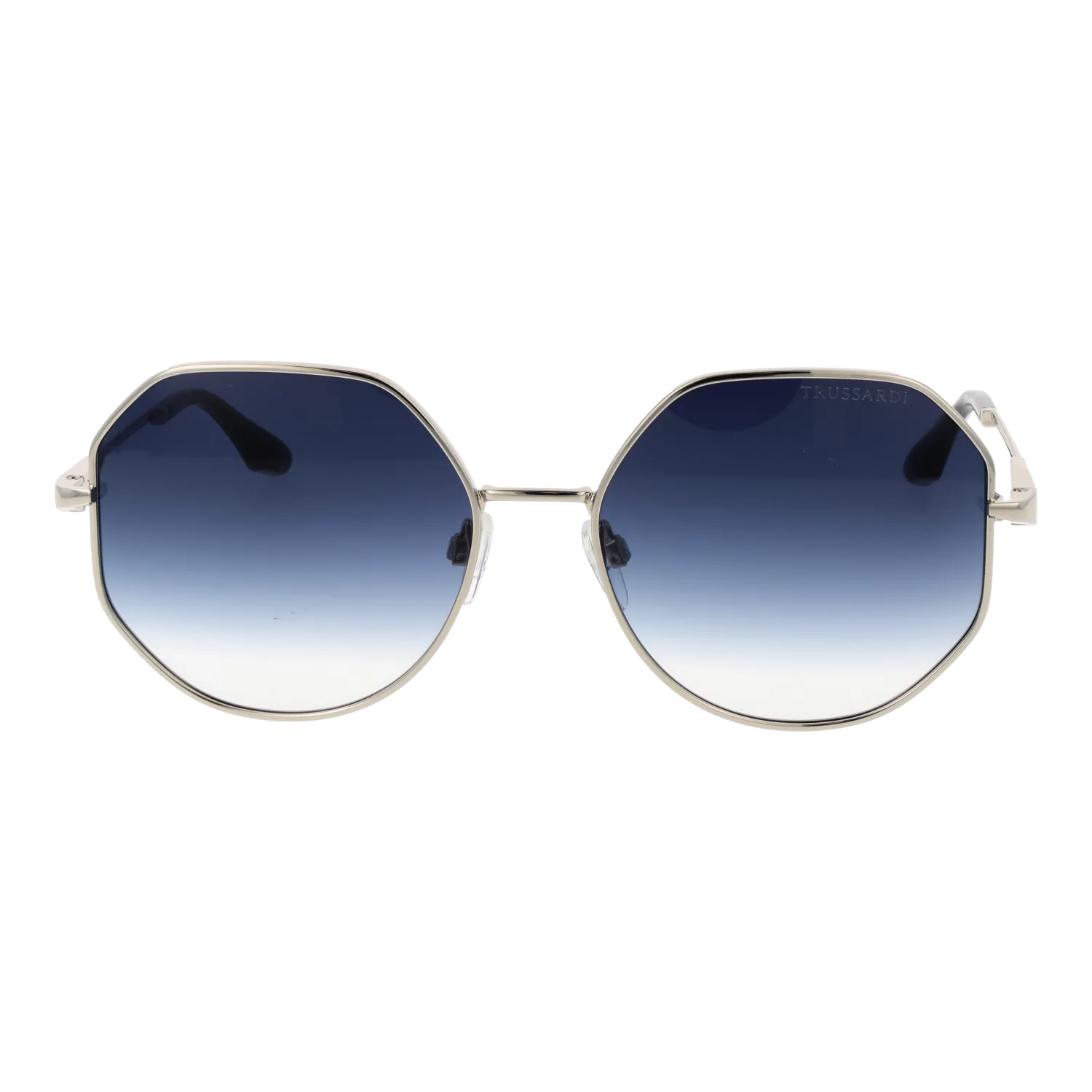 Trussardi TSW3012 5603A front view with Blue lenses