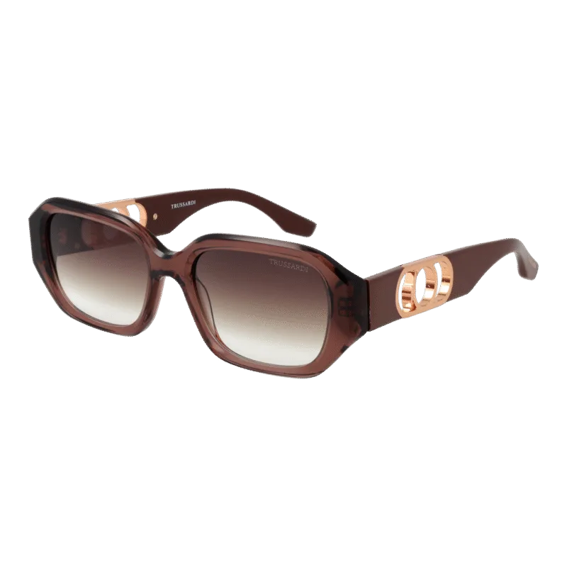 Trussardi TSW9011 55T01 sunglasses side view