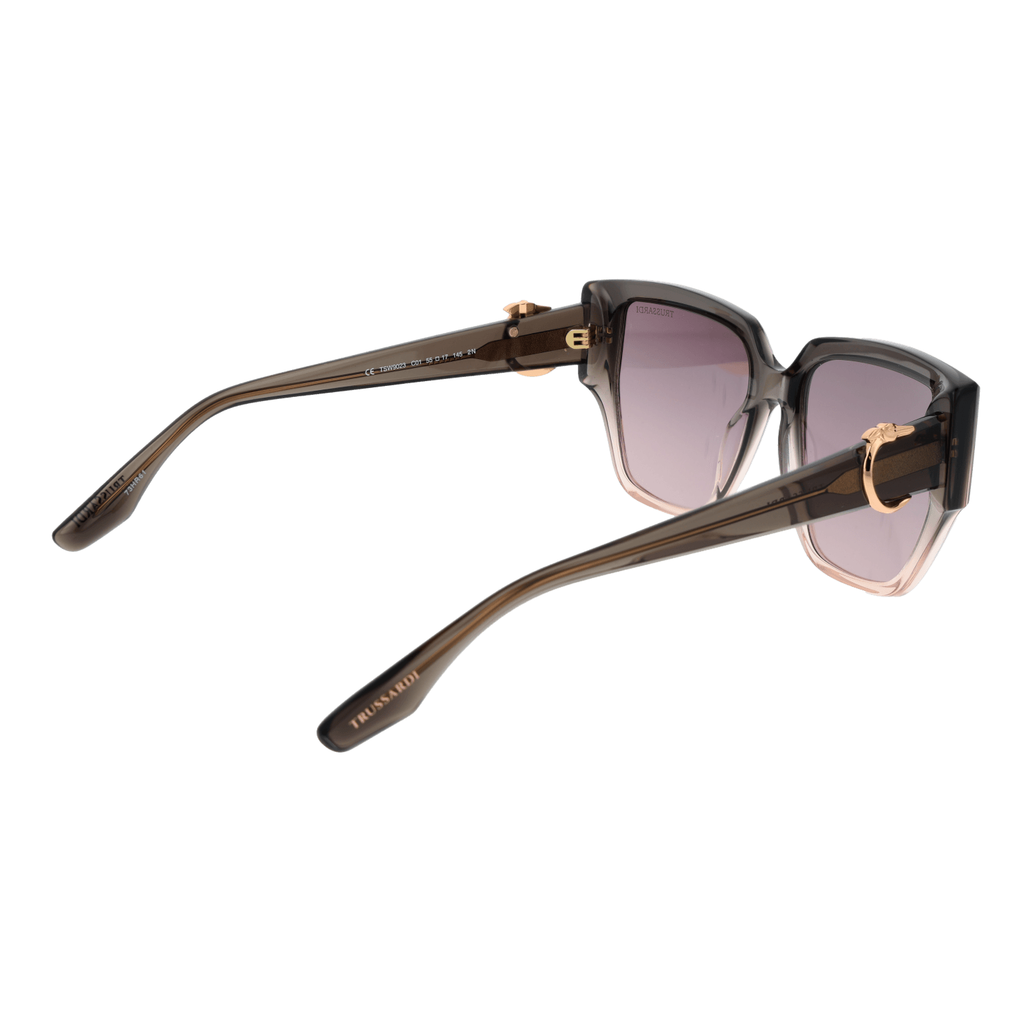 Trussardi TSW9023 55C01 rear view – Acetate frame