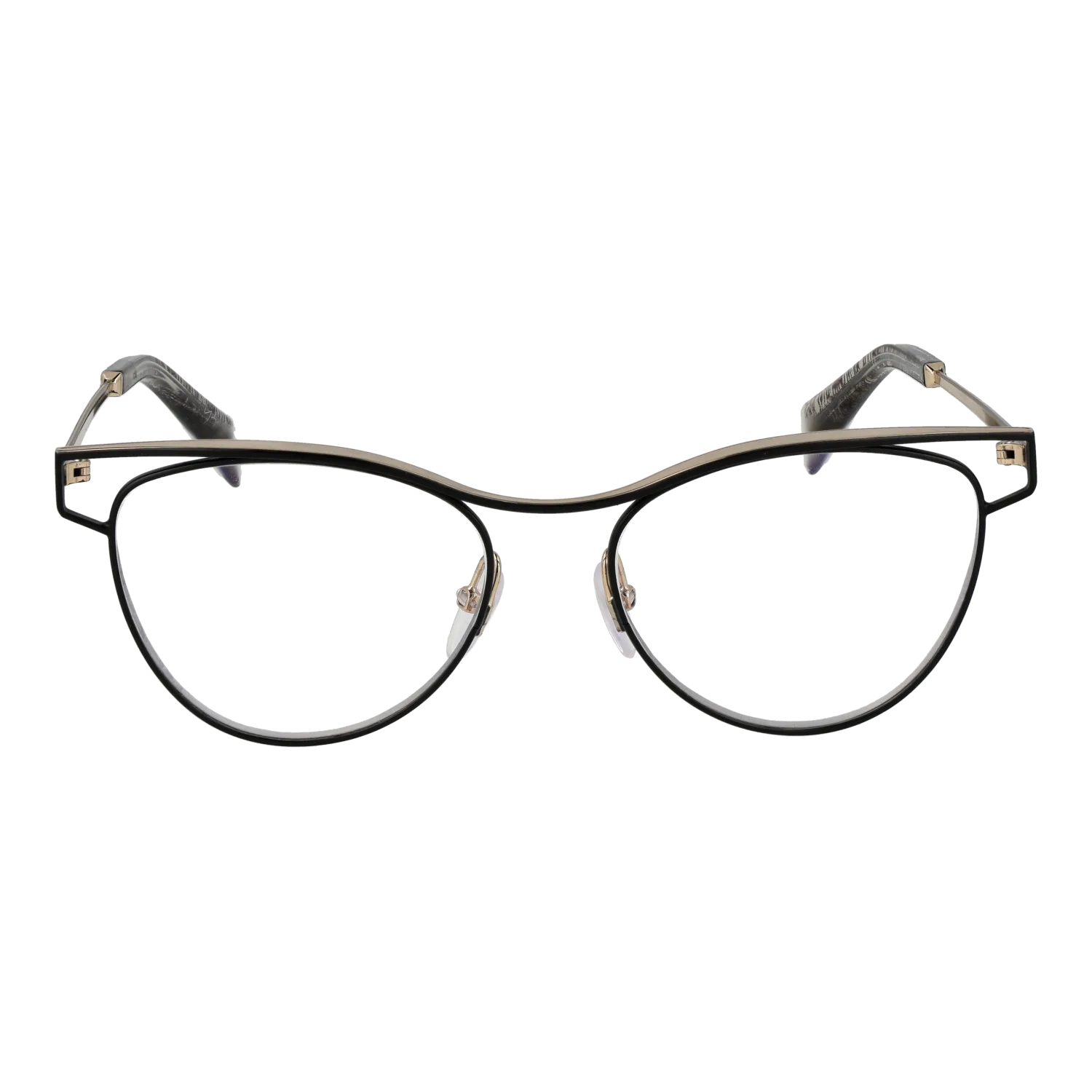 Yohji Yamamoto YY3016 52004 front view – Metal frame