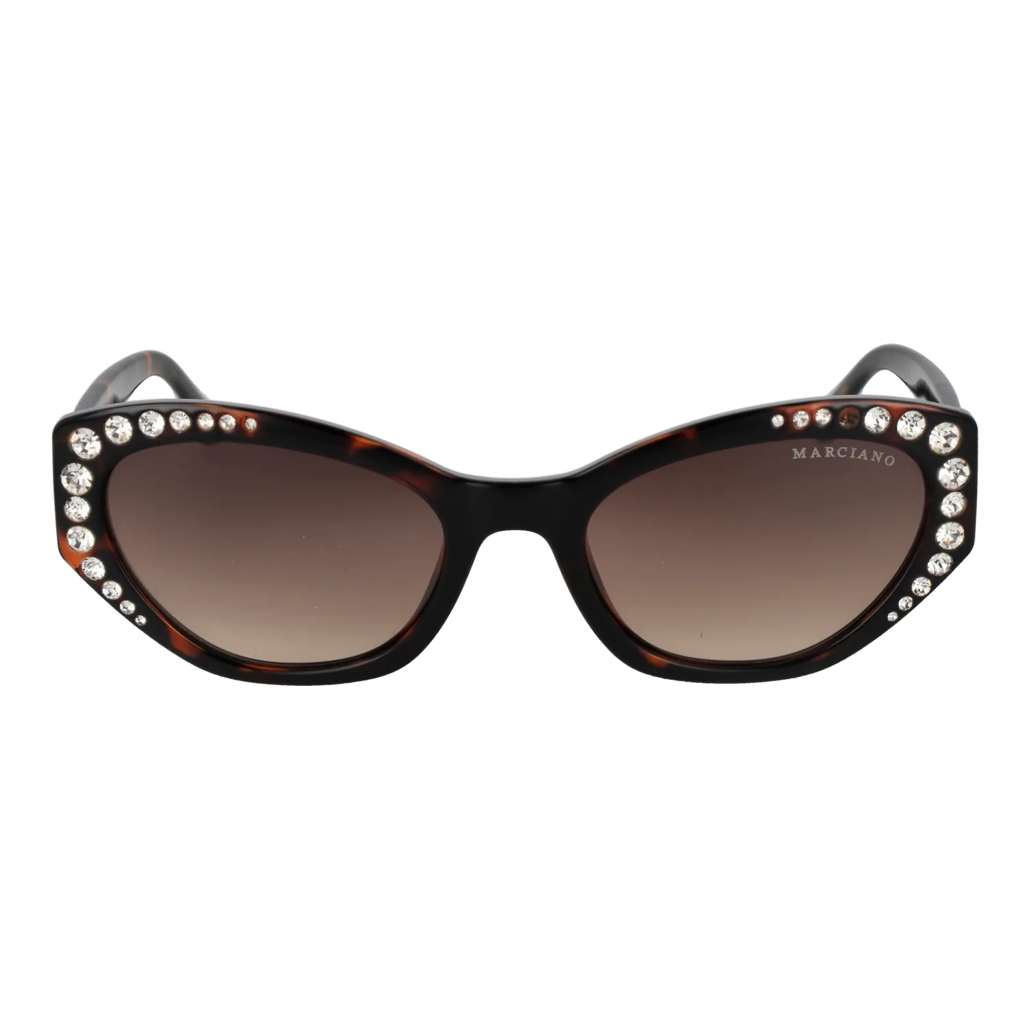 Marciano by Guess GM00001 5552F front view with Brown lenses