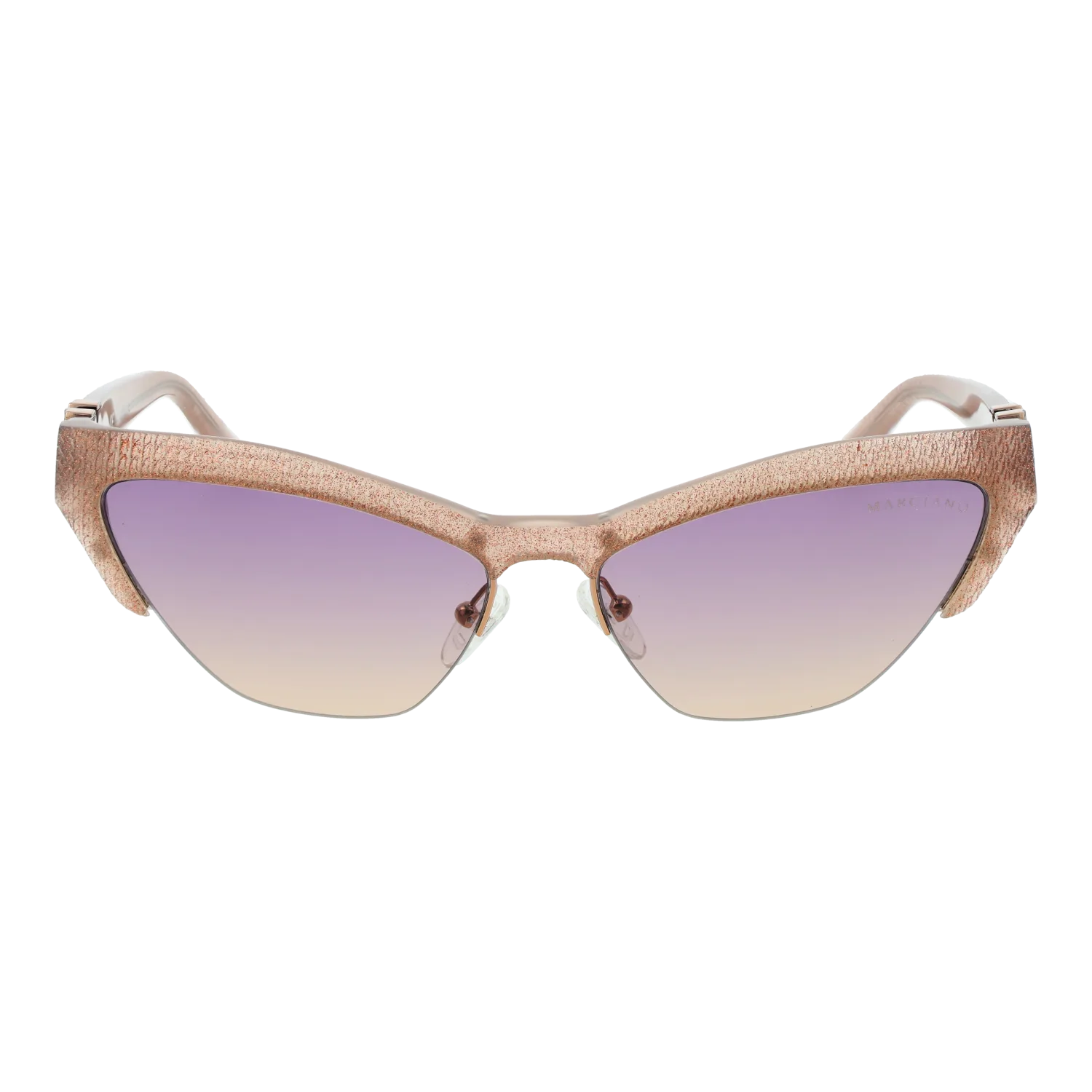 Marciano by Guess GM00006 5957Z front view with Purple lenses