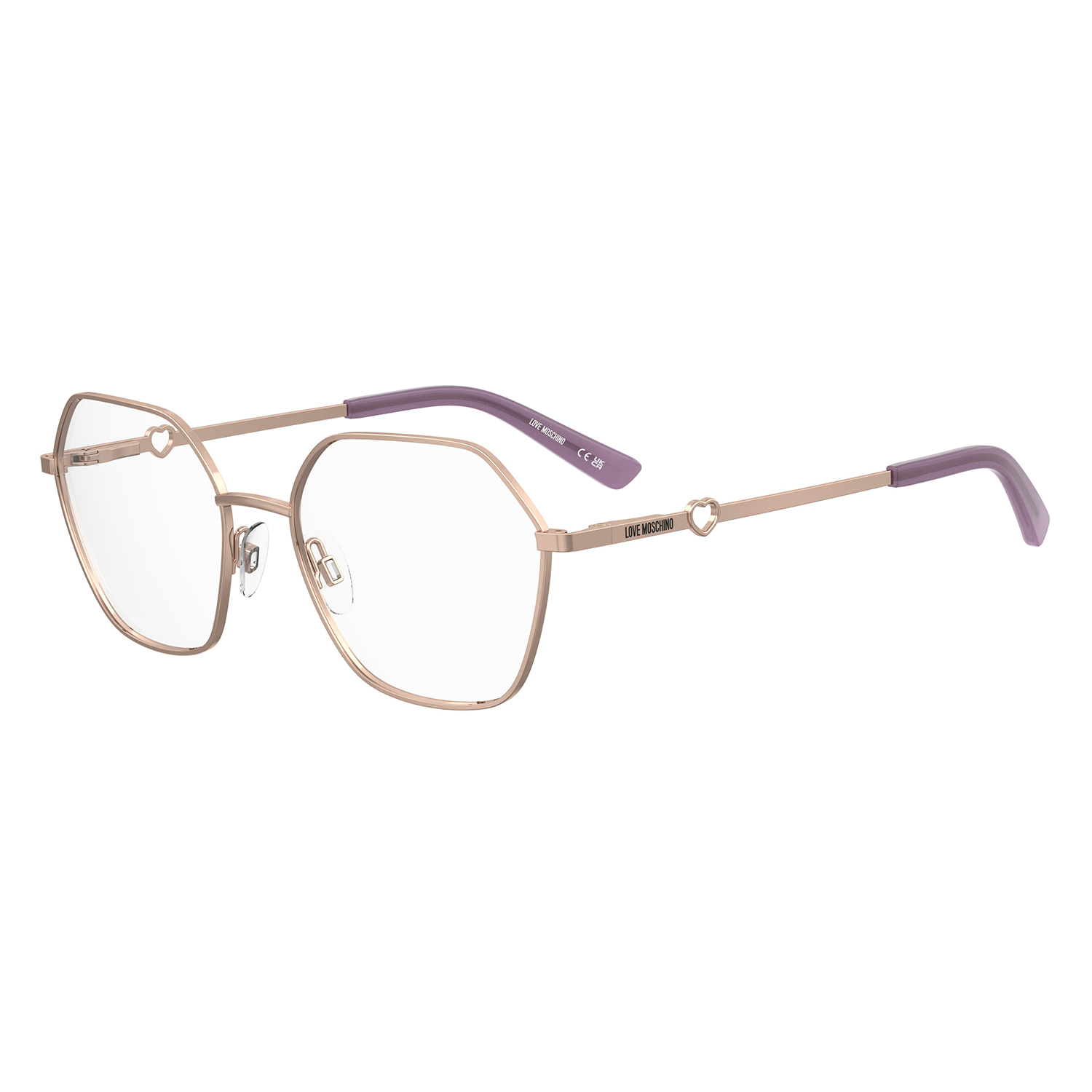 Moschino Love MOL650 55DDB18 optical frames side view