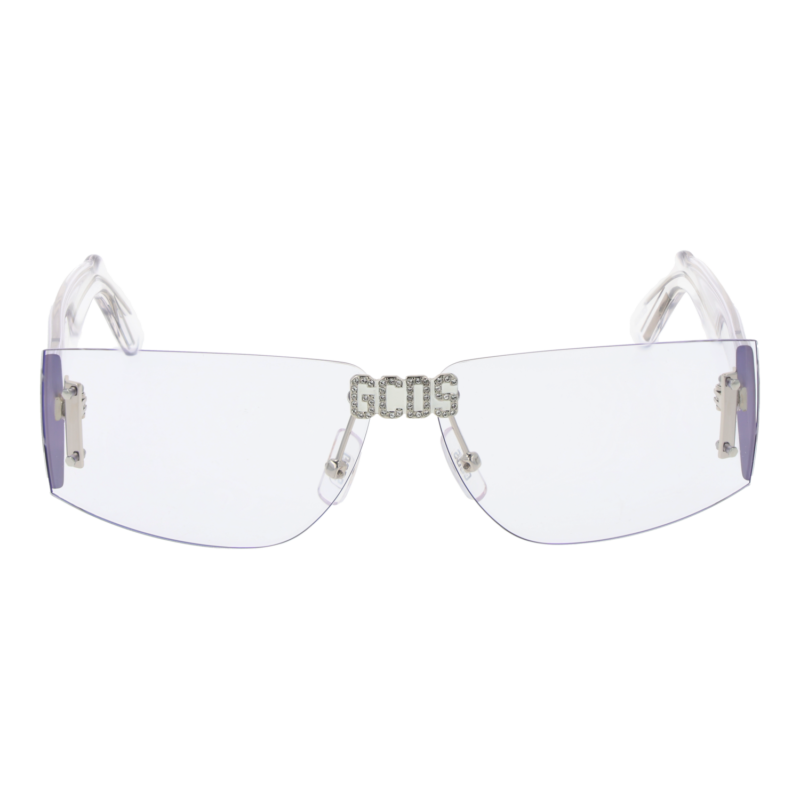 GCDS GD0042 6416X front view with Transparent lenses