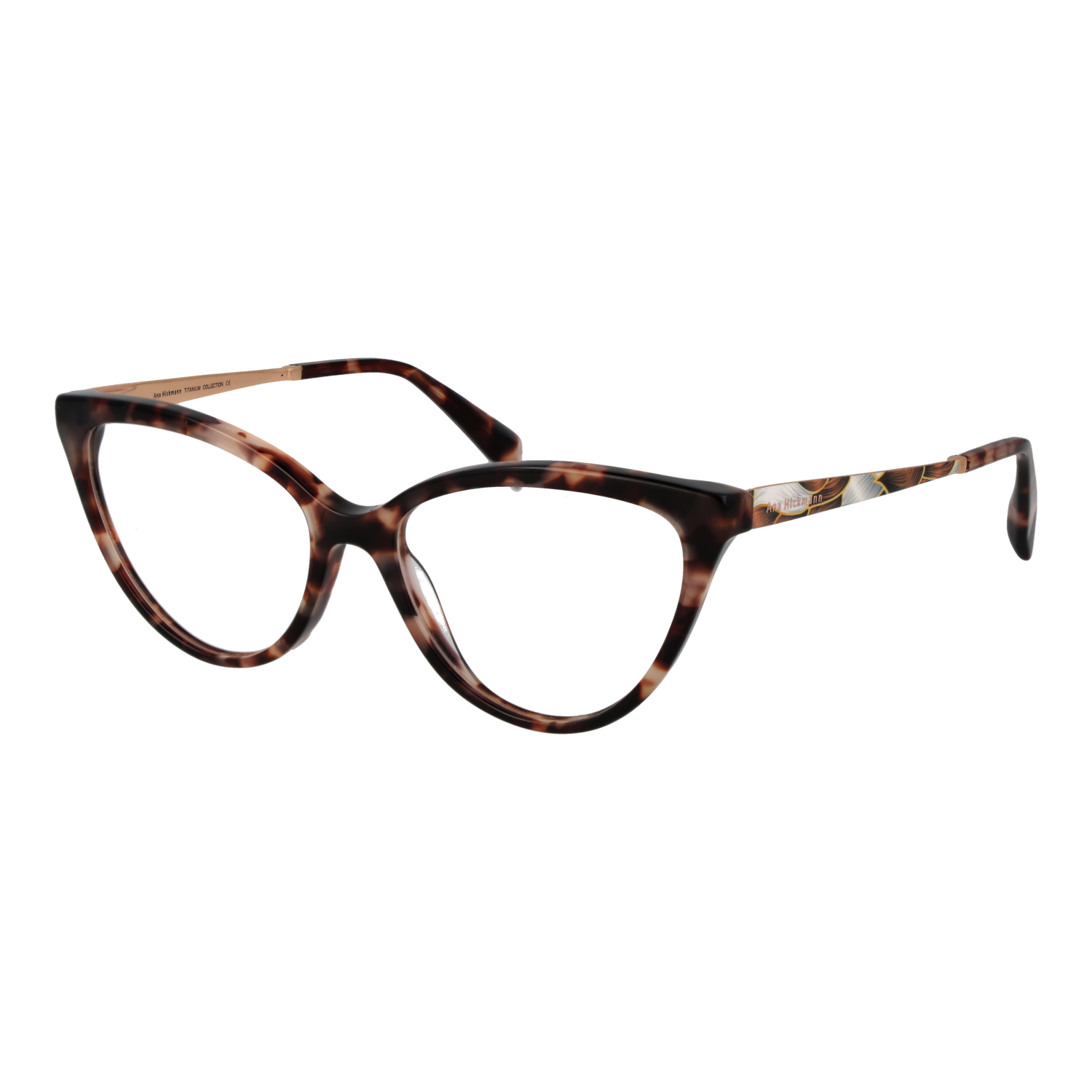 Ana Hickmann AH6528T 54G21 optical frames side view
