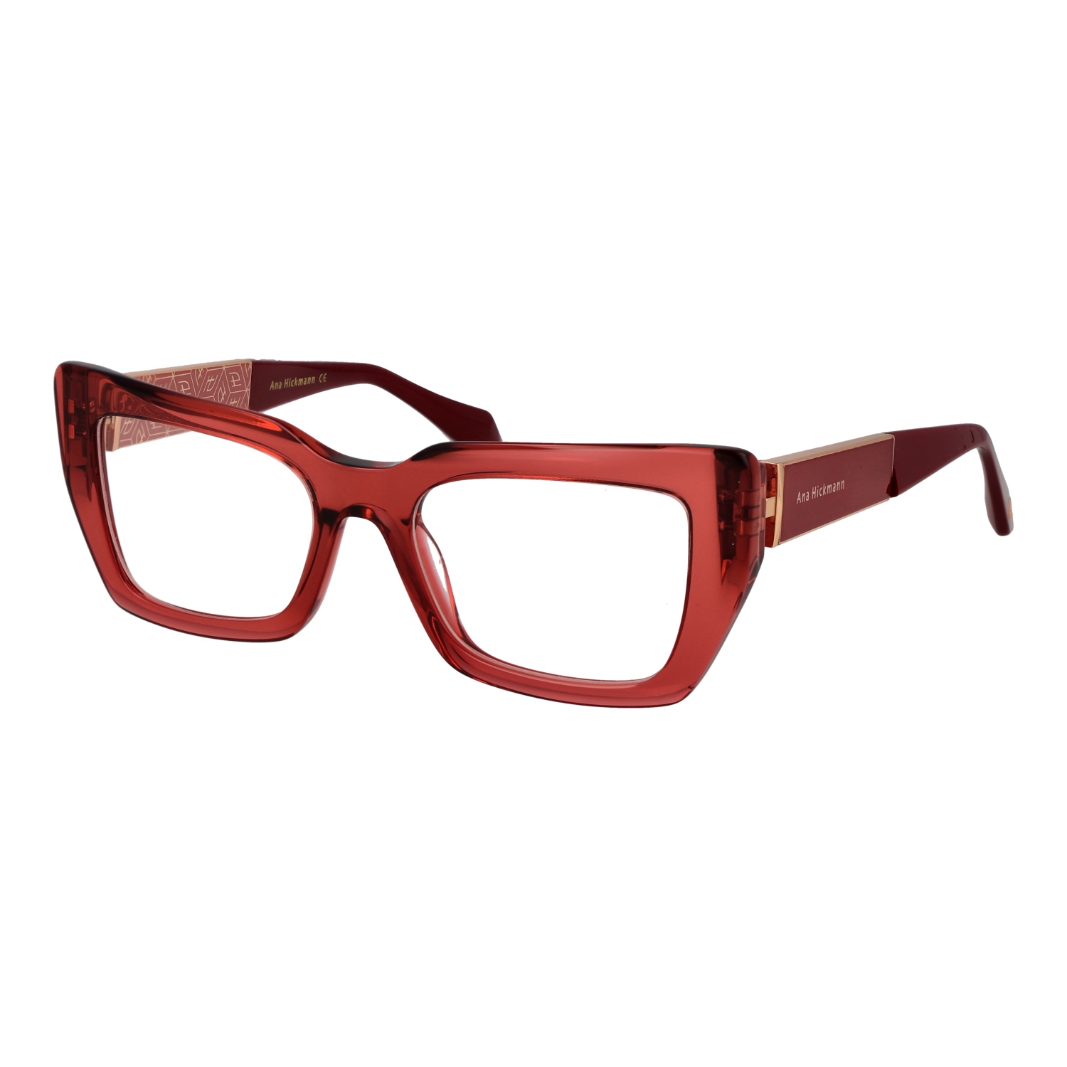 Ana Hickmann AH6541 52T02 optical frames side view