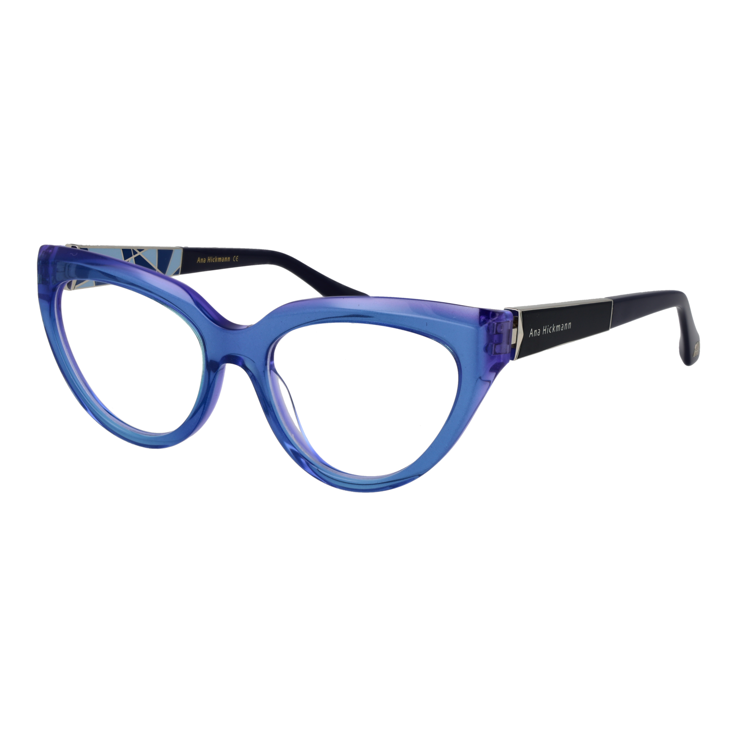 Ana Hickmann AH6547 53H01 optical frames side view