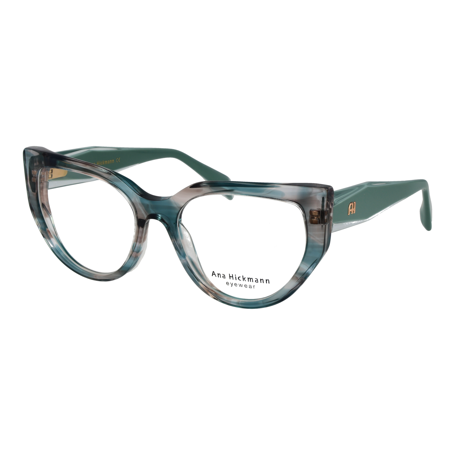 Ana Hickmann AH6560G 53E02 optical frames side view