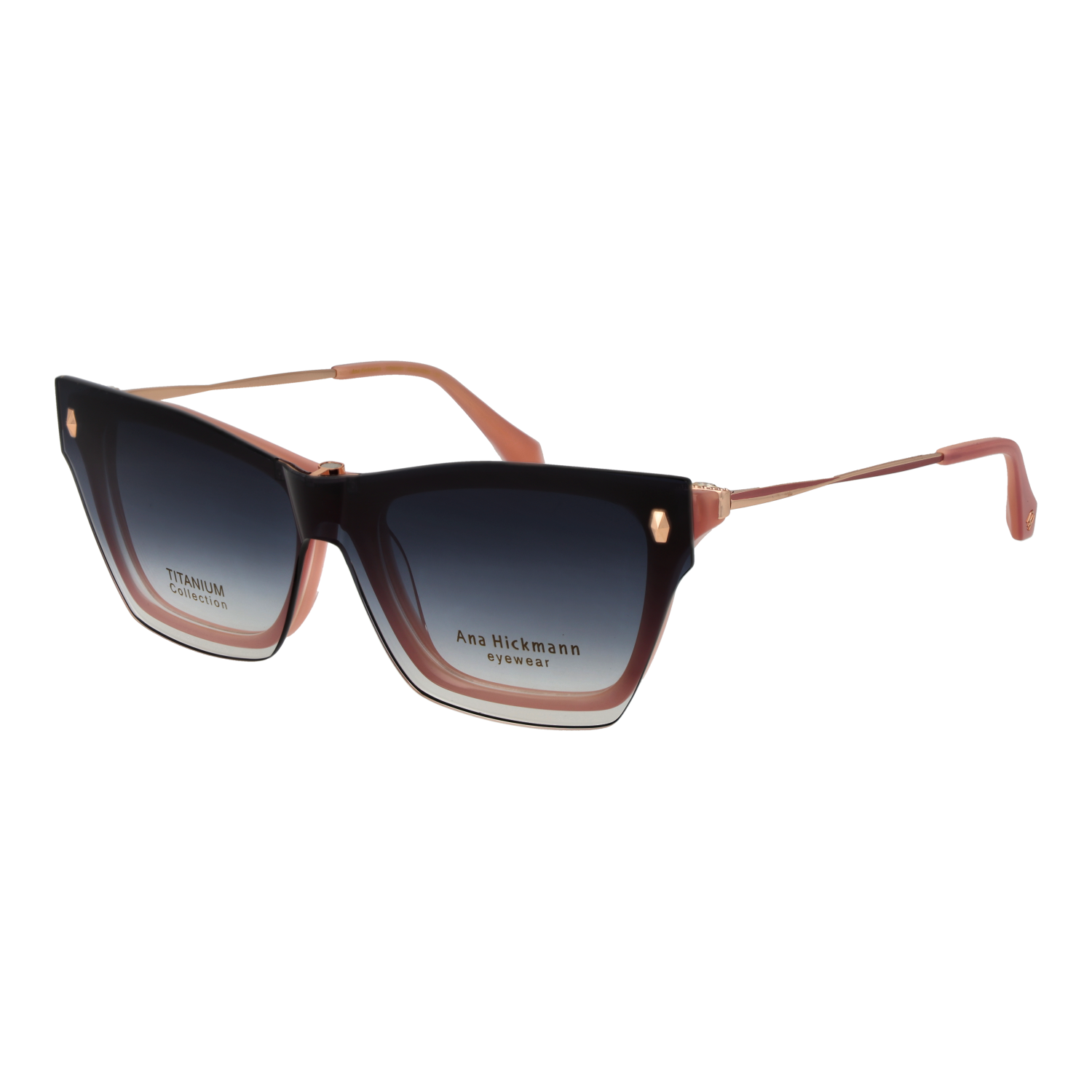 Ana Hickmann AH6565GT 54H01 & AH6565GT 54H01G optical frames side view