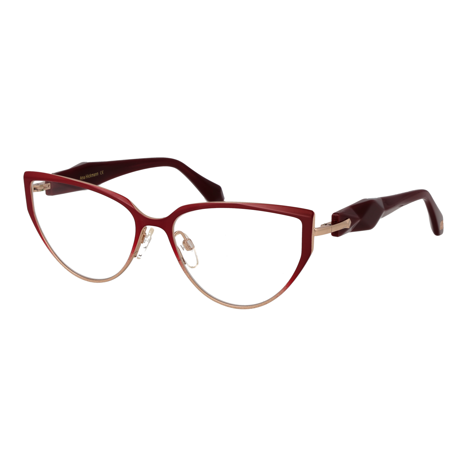 Ana Hickmann AH1539 5507B optical frames side view