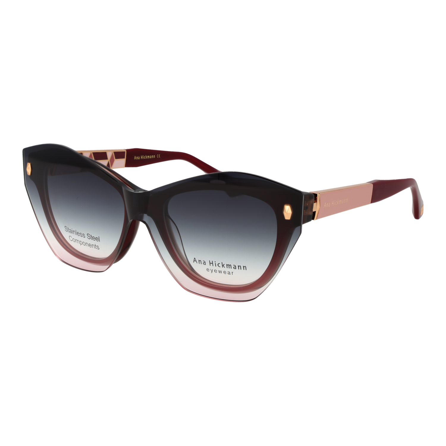 Ana Hickmann AH6581G 52H02 & AH6581G 52H02G sunglasses side view