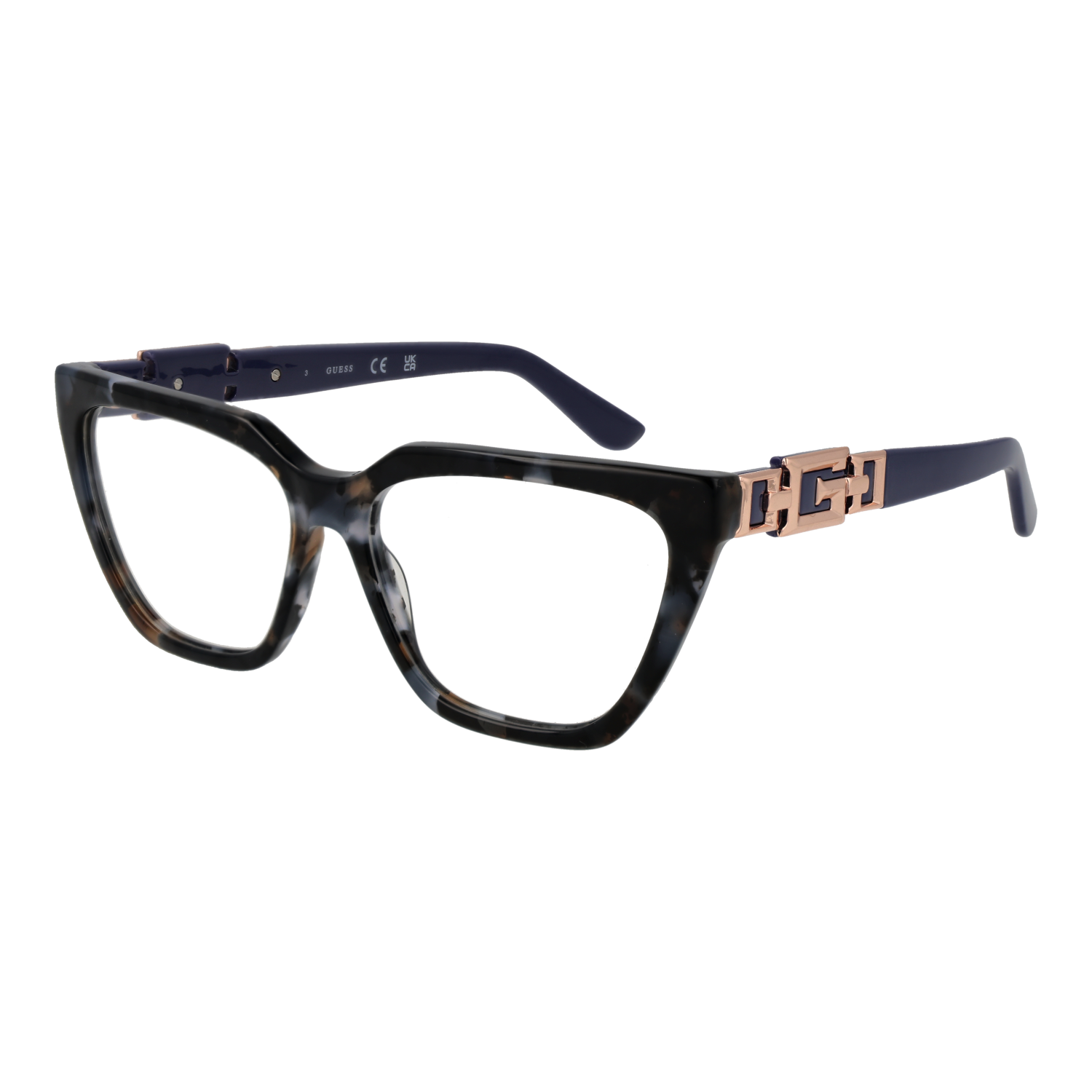 Guess GU2985 54020 optical frames side view
