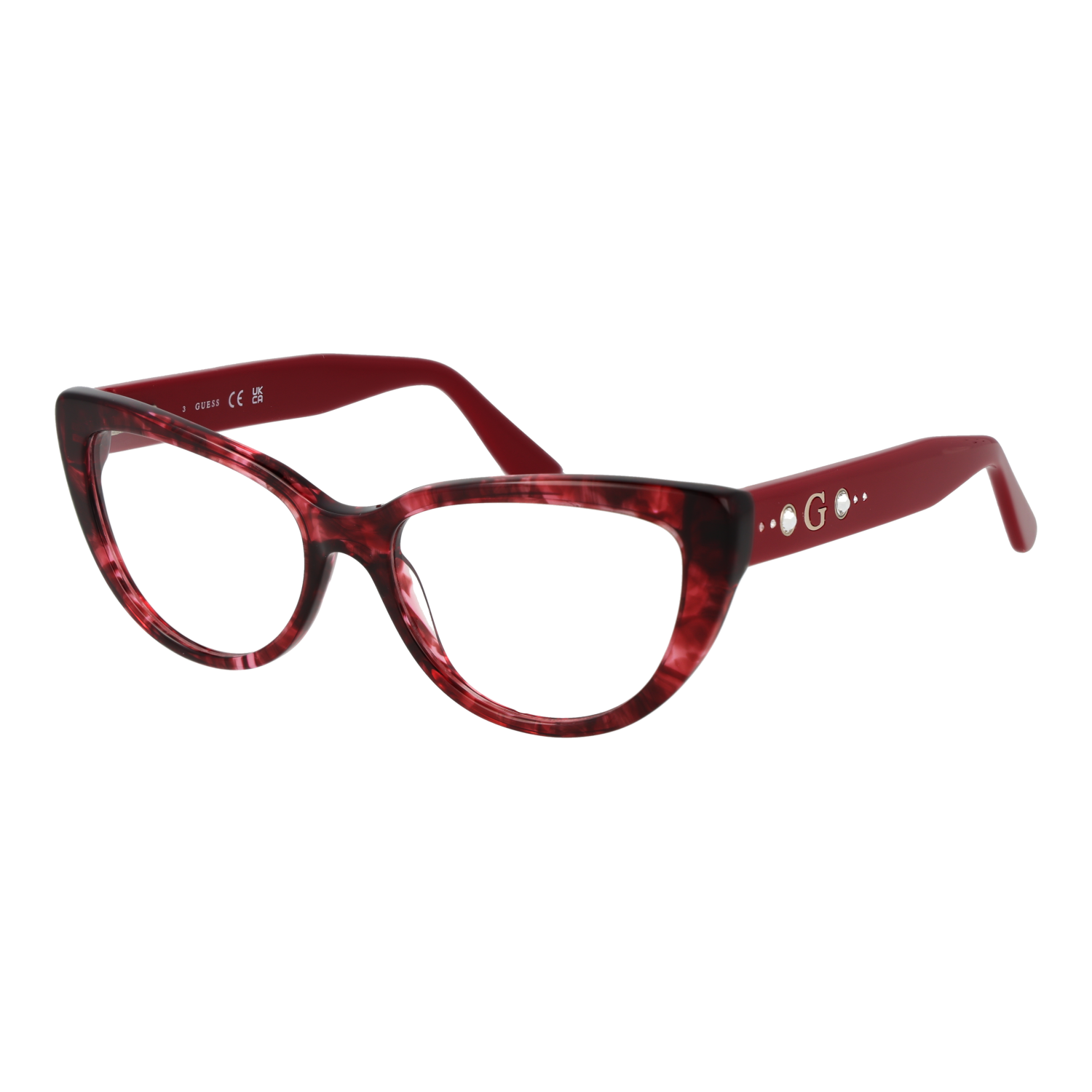 Guess GU50175 52068 optical frames side view