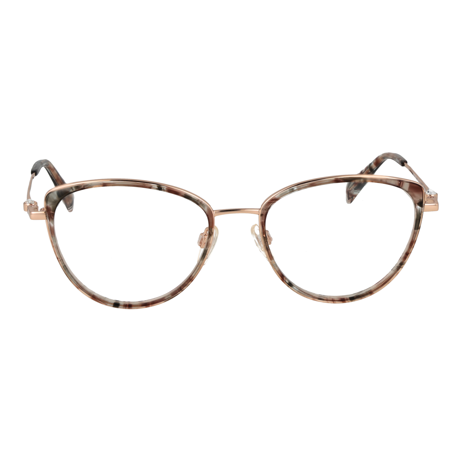 Ana Hickmann AH1480T 52G21 front view – Titanium frame