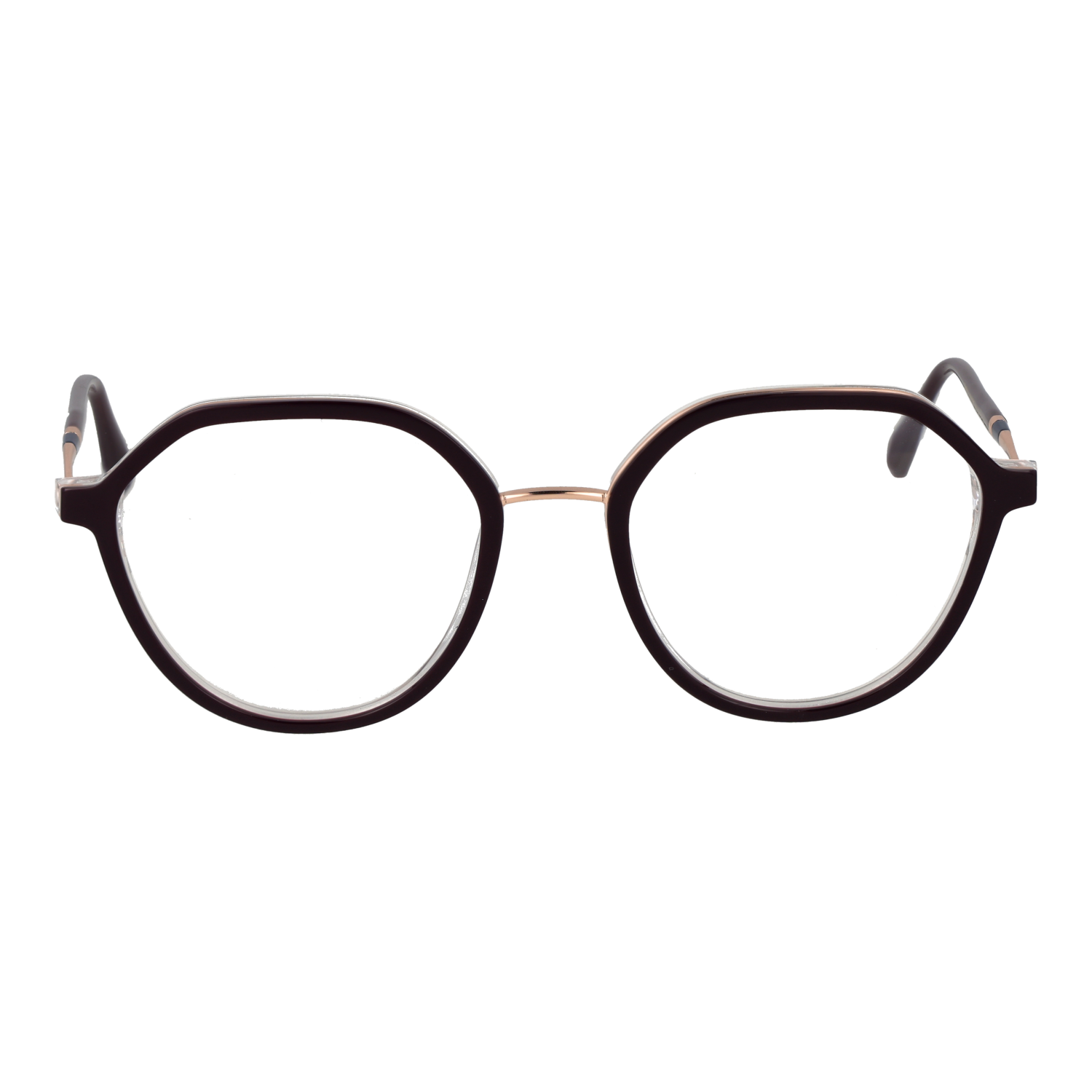 Ana Hickmann AH1554T 52H01 front view – Titanium frame