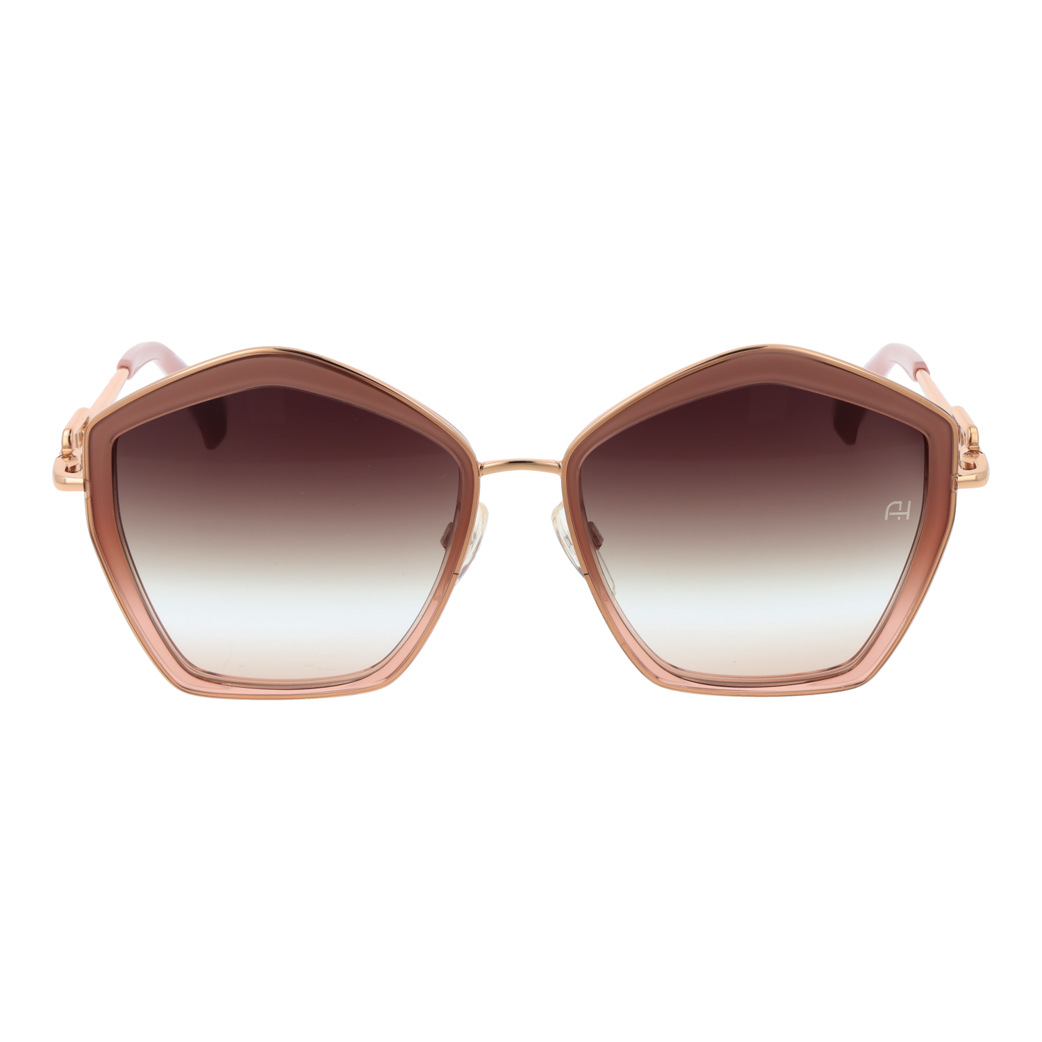 Ana Hickmann AH3284 56C03 front view with Brown lenses