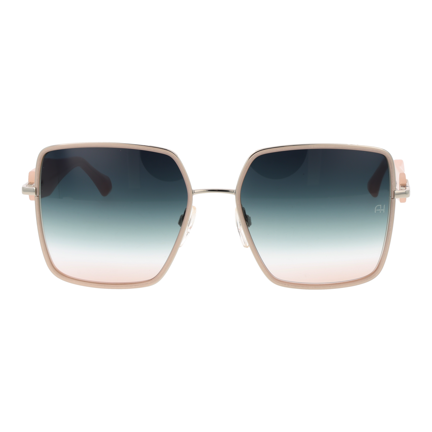 Ana Hickmann AH3286 5903A front view with Turquoise lenses