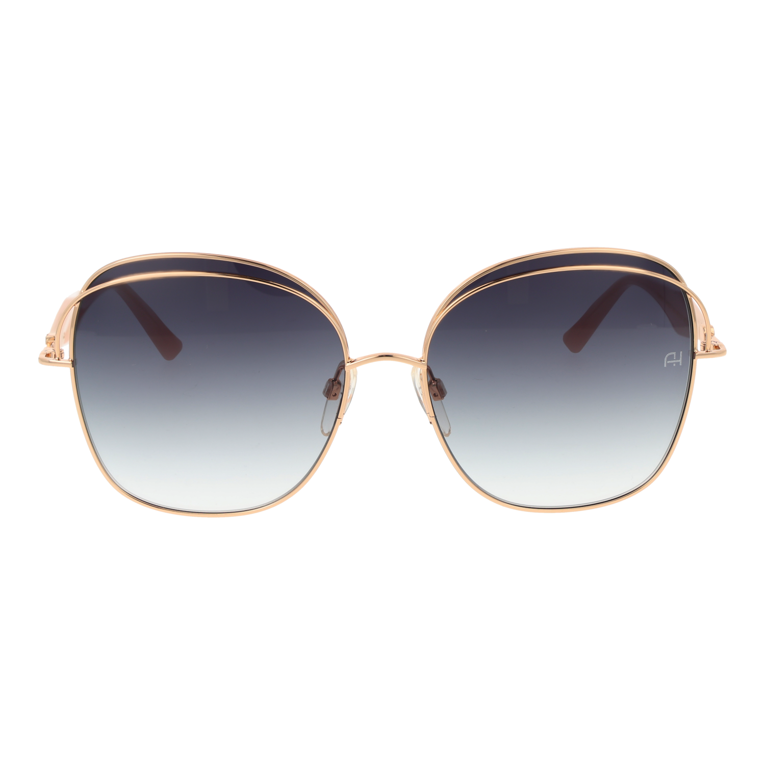 Ana Hickmann AH3287 5904A front view with Purple lenses