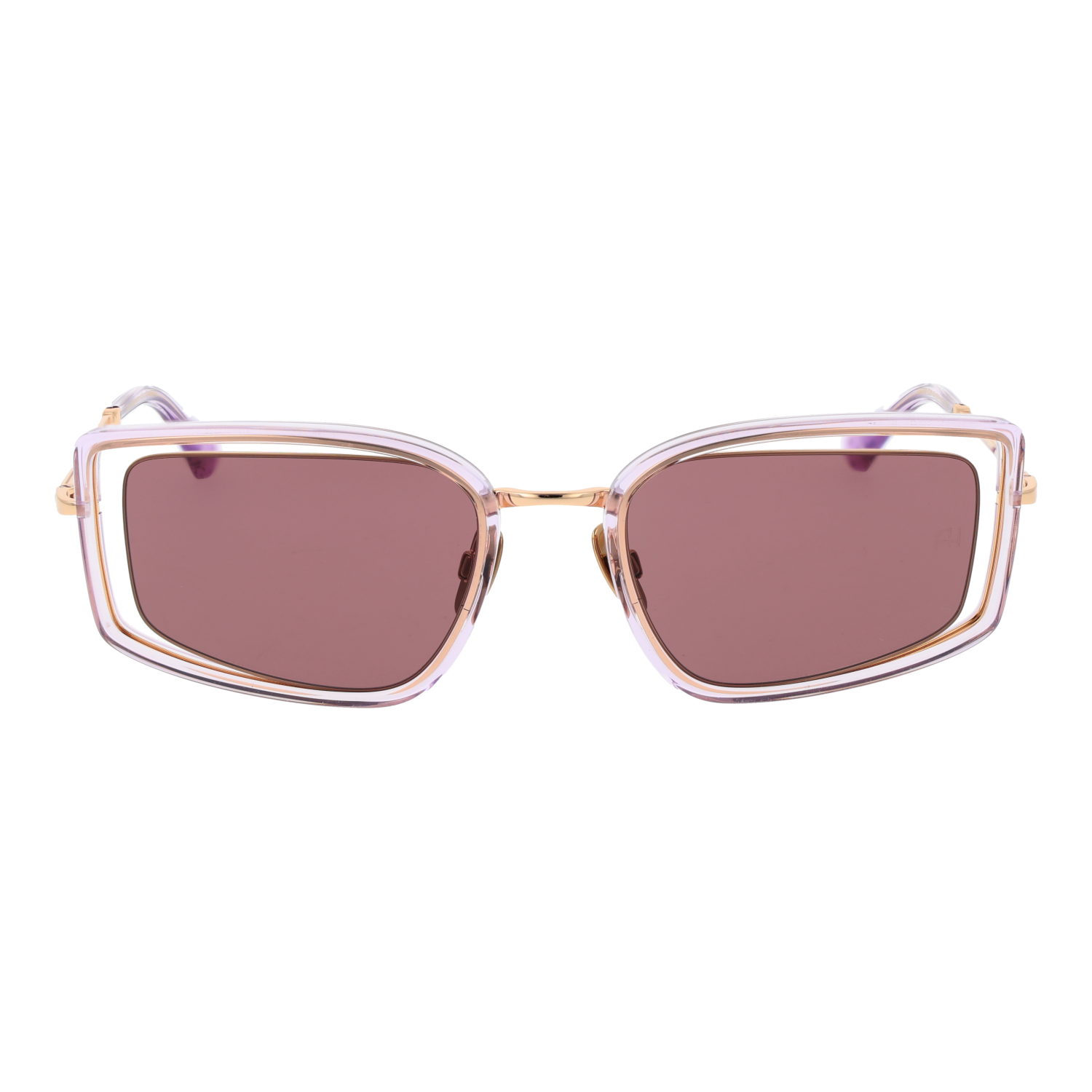 Ana Hickmann AH3322 54T02 front view with Rose lenses