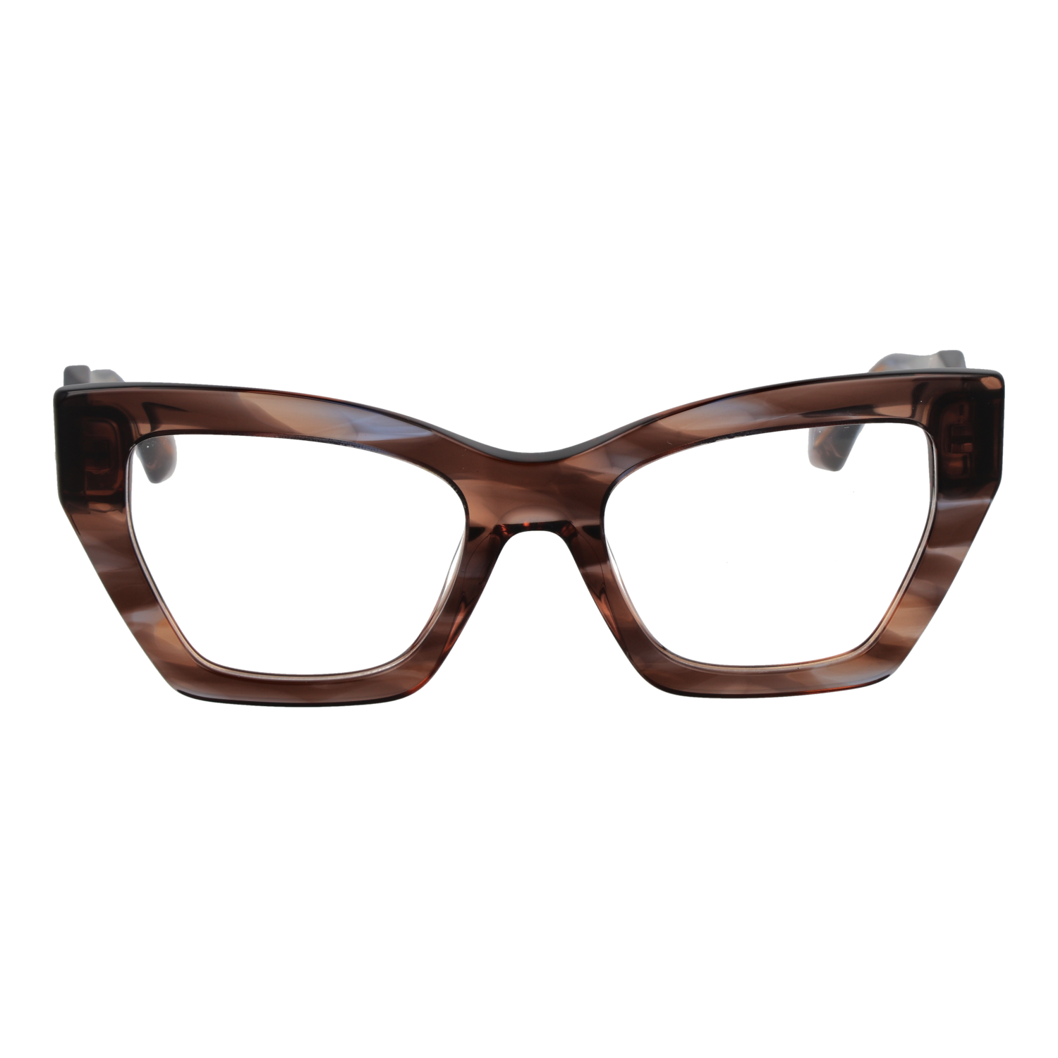 Ana Hickmann AH6525 51E01 front view – Acetate frame