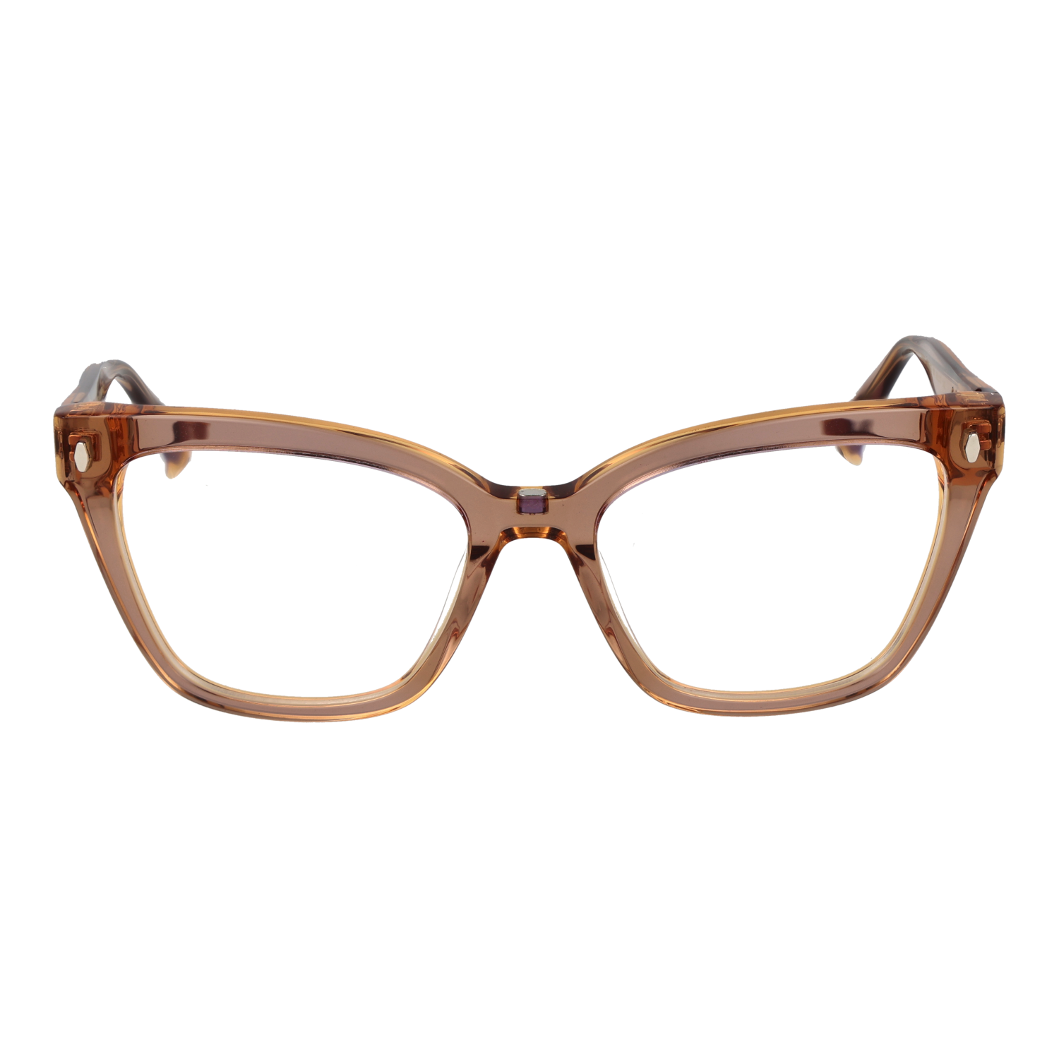 Ana Hickmann AH6543G 52H01 front view – Acetate frame