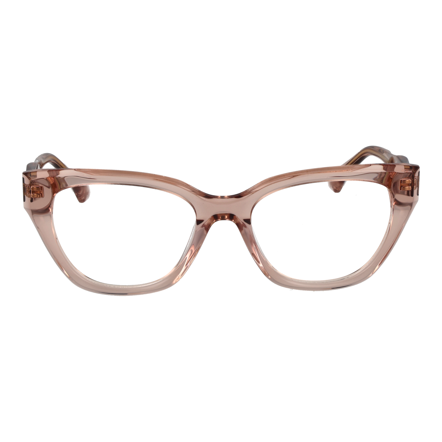 Ana Hickmann AH6546 52T02 front view – Acetate frame
