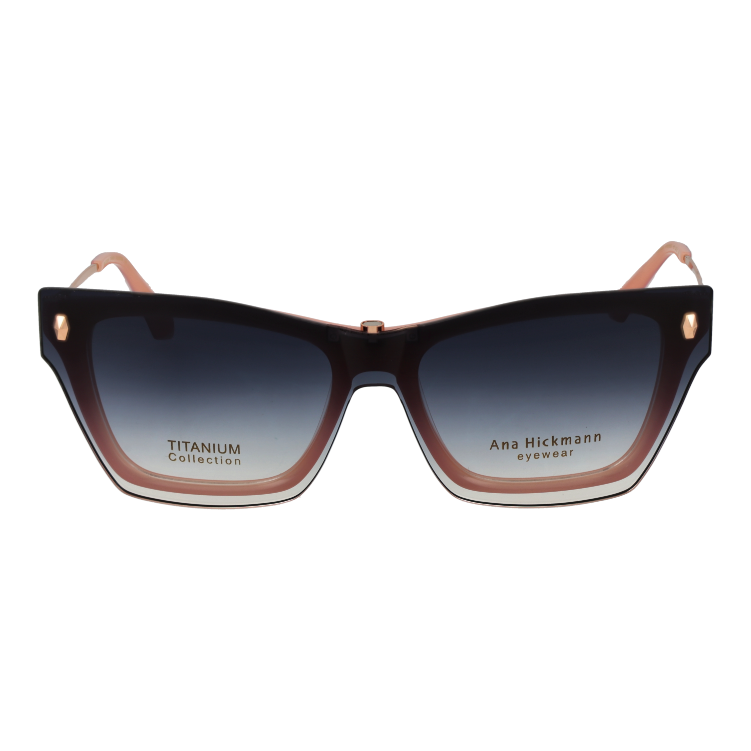 Ana Hickmann AH6565GT 54H01 & AH6565GT 54H01G front view – Acetate frame