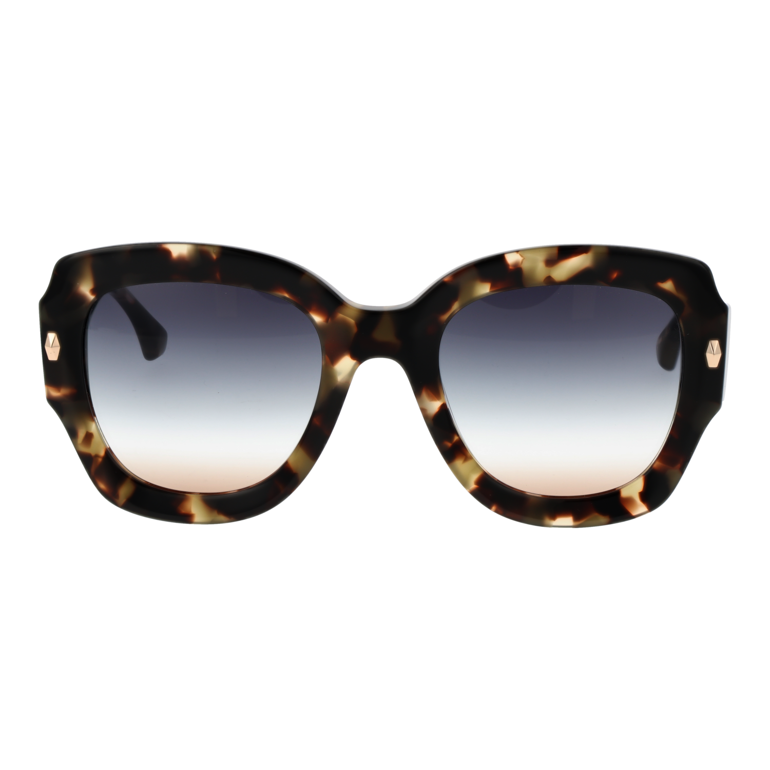 Ana Hickmann AH9380 52G21 front view with Purple lenses