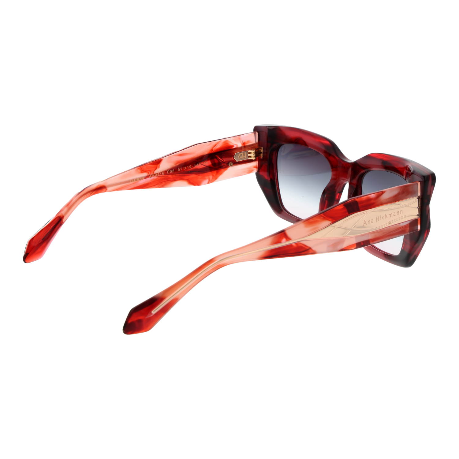 Ana Hickmann AH9416 51E02 rear view – Acetate frame