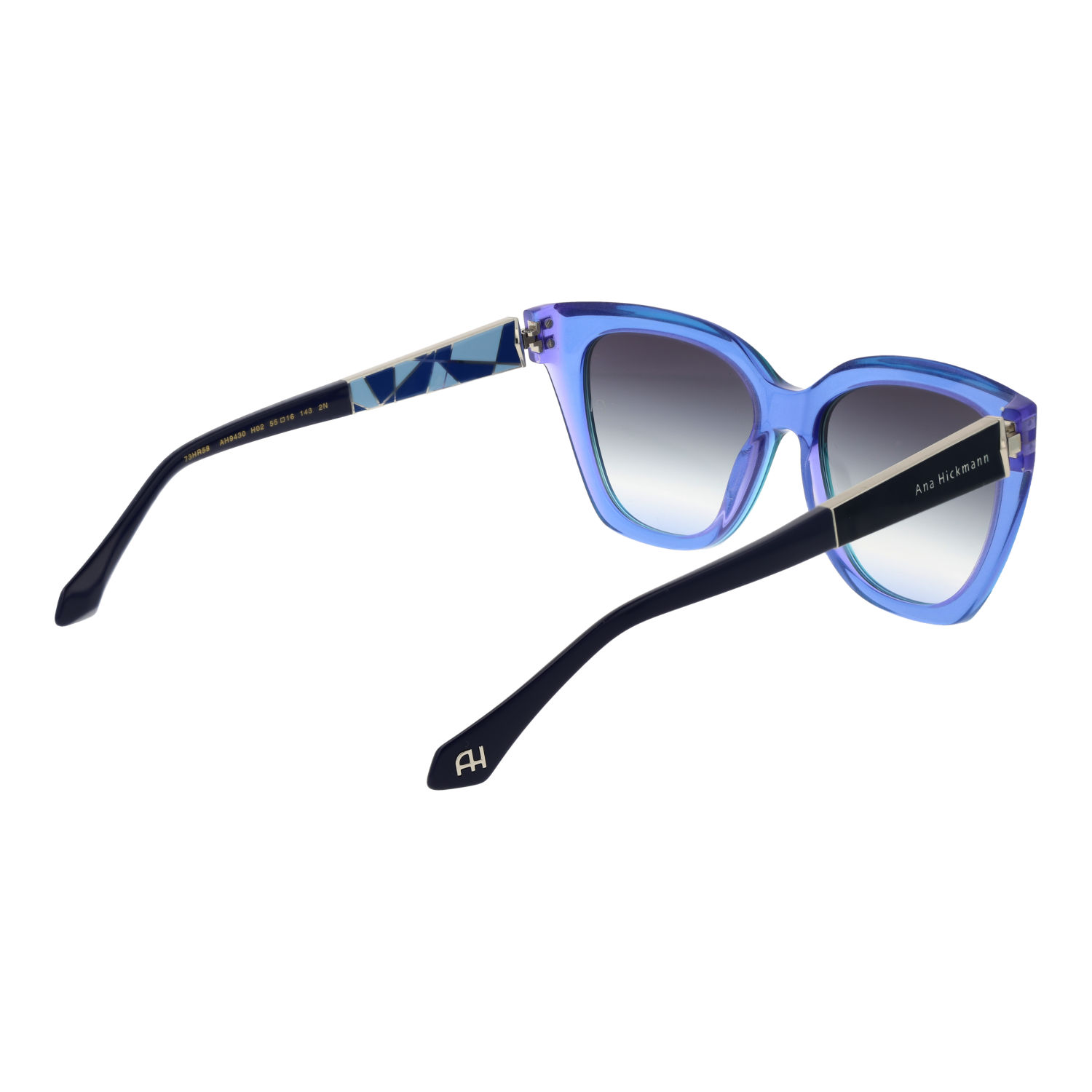Ana Hickmann AH9430 55H02 rear view – Acetate frame